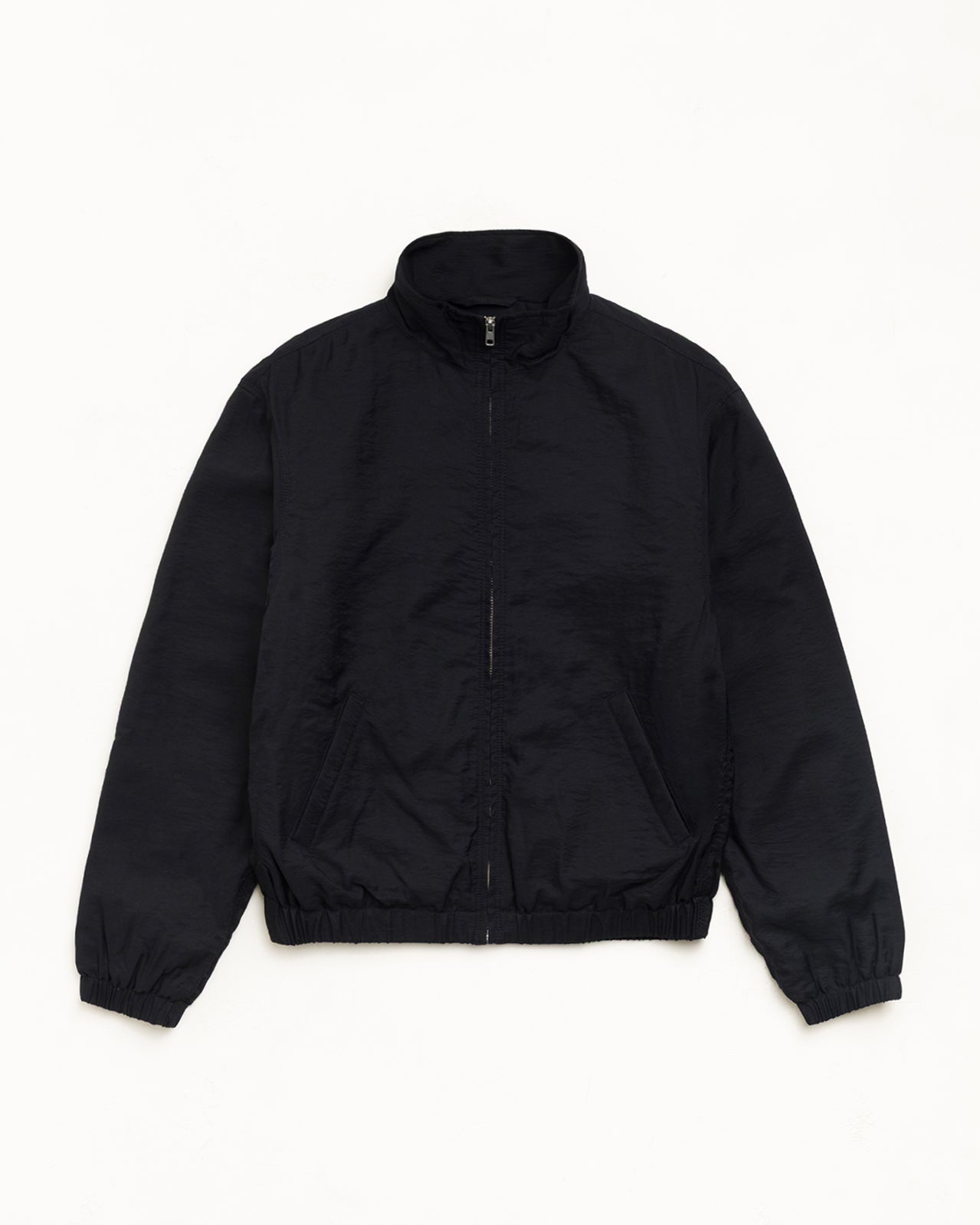 Swing Jacket Unisex Long Sleeve In Black | hero:main:collection:new-arrivals-3298660924,new-arrivals,shirts,tops-shirts,all,tees,outerwear,denim,knits,accessories,hoodies,sweats,shorts,pants,bottoms,crew-sweats,zip-ups,sweatpants,graphics,basic-9twenty,button-ups,shorts,cargos,denim-jeans,bottoms,bags,belts,wearables,gear,footwear,button-ups,basic-tops,jerseys,big-ol,classics,slim,jackets,all, | product-card-slider