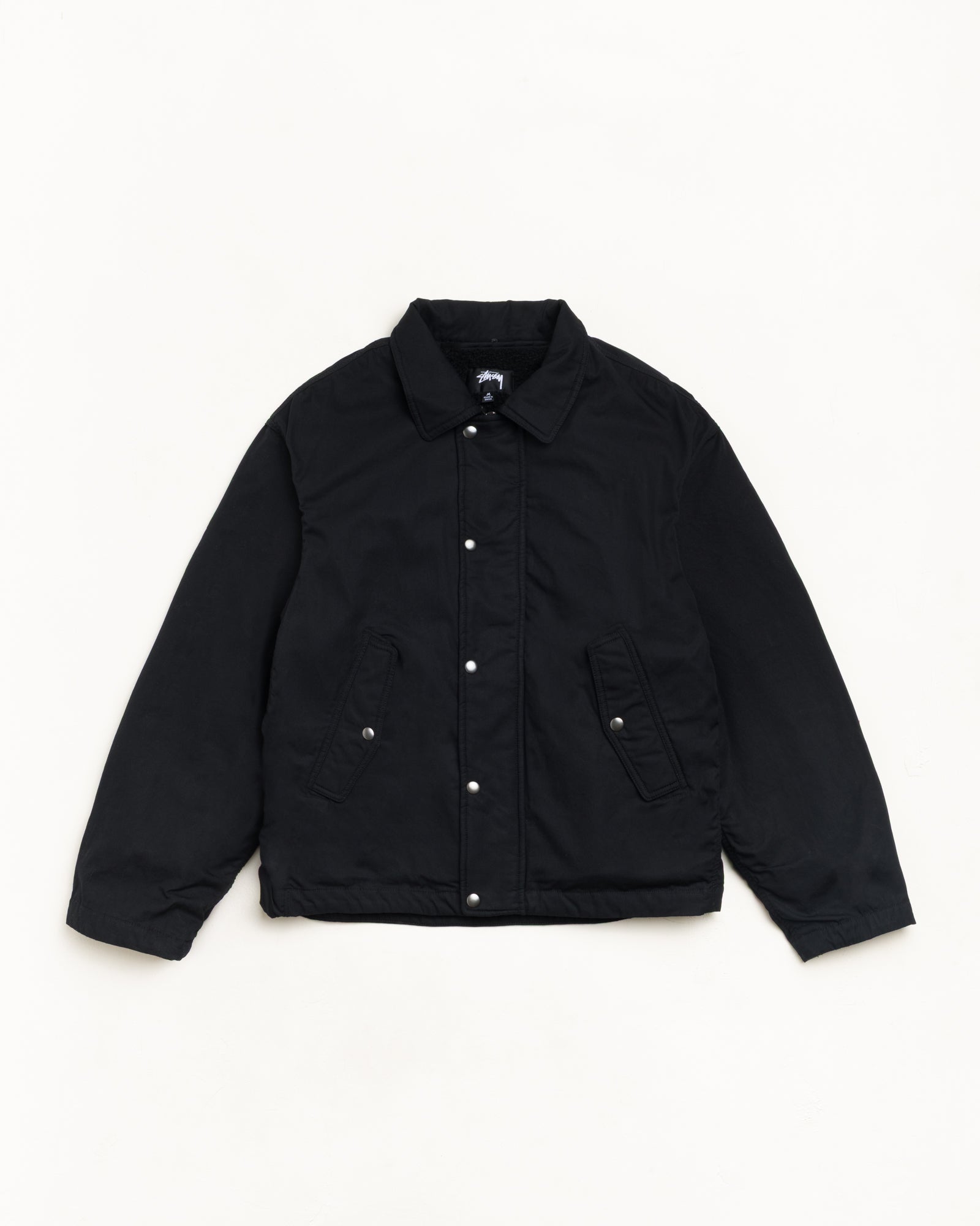 Convertible Deck Jacket Unisex Long Sleeve In Black | product-card-slider