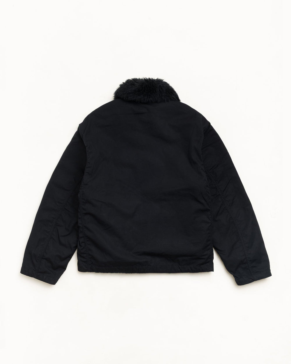 Convertible Deck Jacket Unisex Long Sleeve In Black