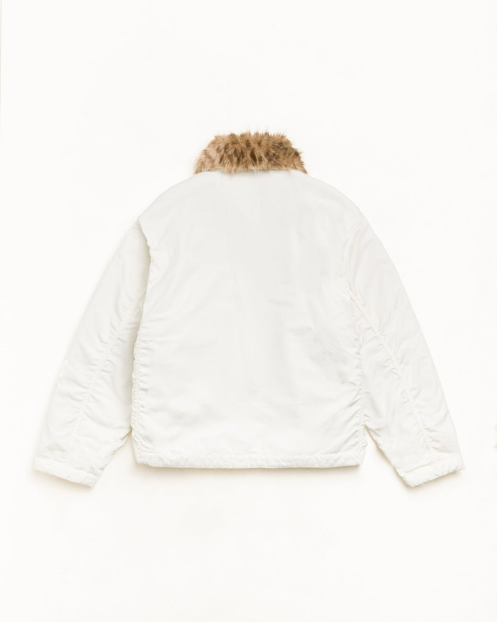 Convertible Deck Jacket Unisex Long Sleeve In Bone | product-card-slider