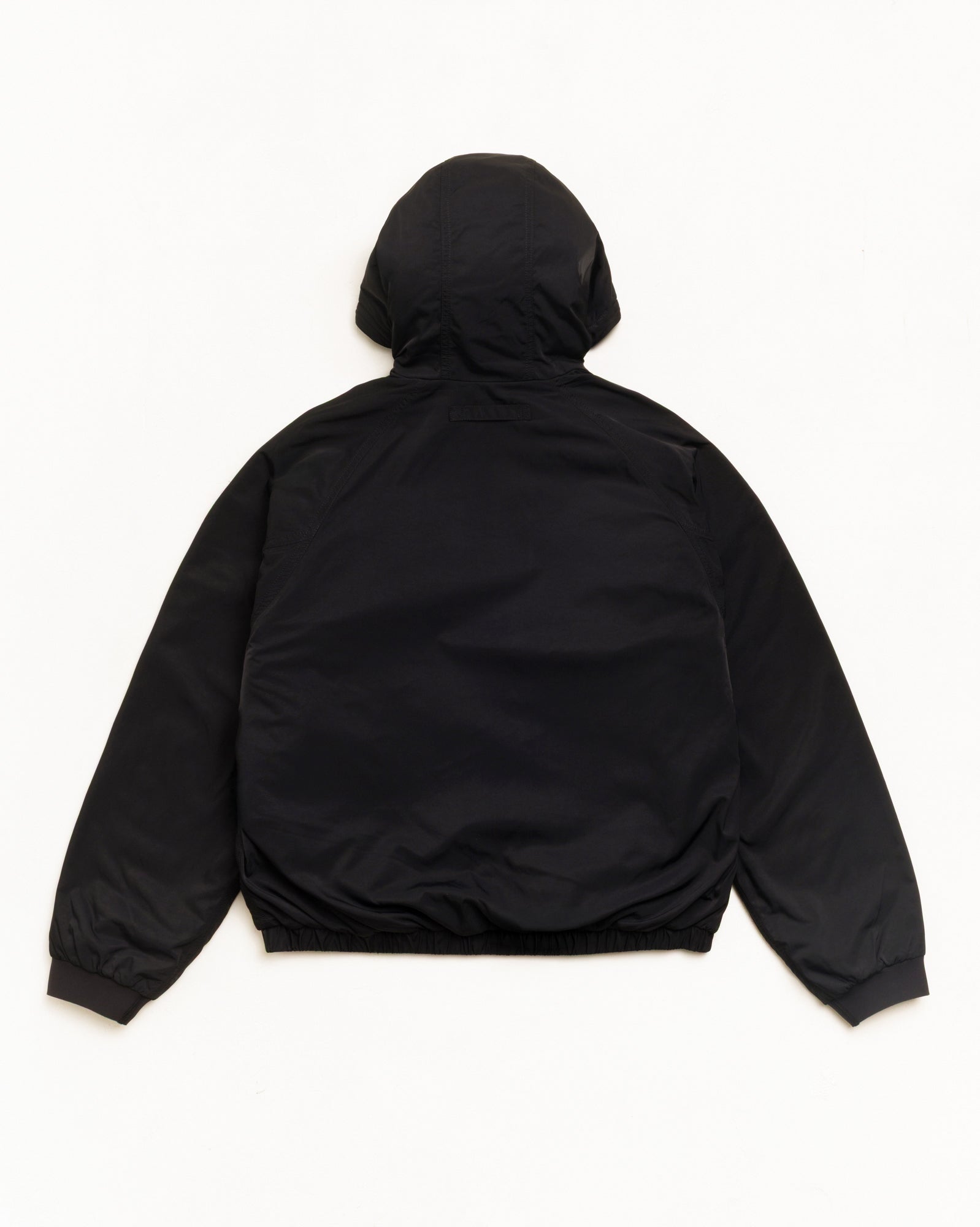 Coastline Hooded Jacket Unisex Long Sleeve In Black