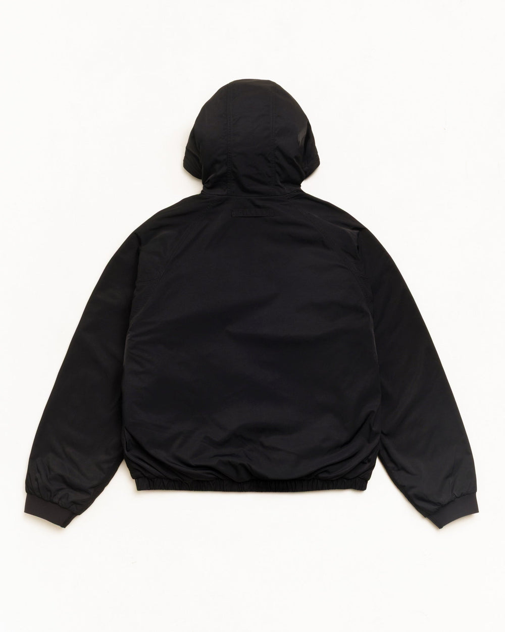 Coastline Hooded Jacket Unisex Long Sleeve In Black