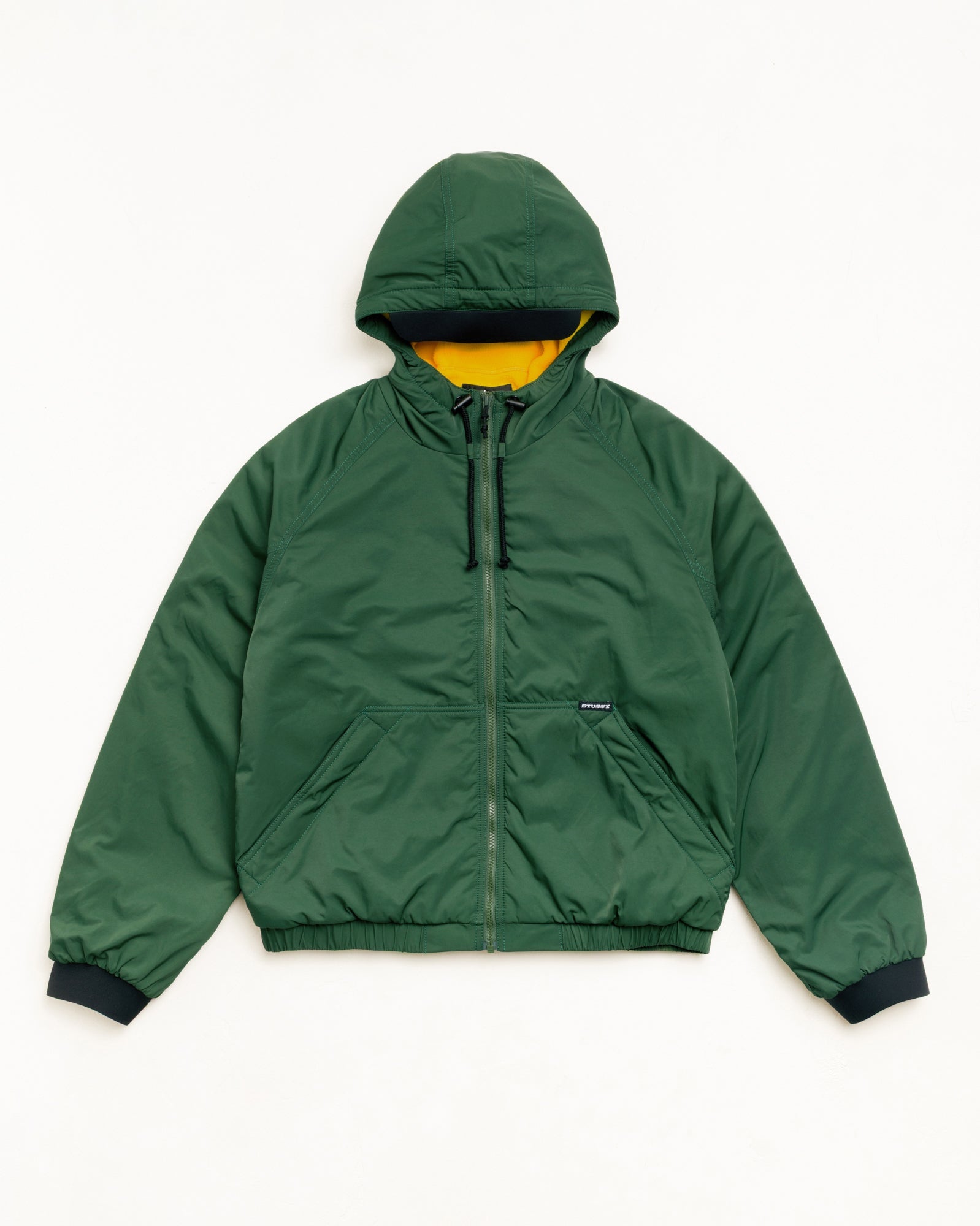 Coastline Hooded Jacket Unisex Long Sleeve In Forest | hero:main:collection:new-arrivals,shirts,tops-shirts,all,tees,outerwear,denim,knits,accessories,sunglasses,hoodies,sweats,mens-hoodies-sweatshirts,shorts,pants,bottoms,crew-sweats,zip-ups,swim,sweatpants,graphics,lazy-tees,swim,basic-9twenty,button-ups,shorts,cargos,denim-jeans,bottoms,bags,belts,wearables,gear,footwear,button-ups,basic-tops,jerseys,big-ol,classics,slim,jackets,all, | product-card-slider