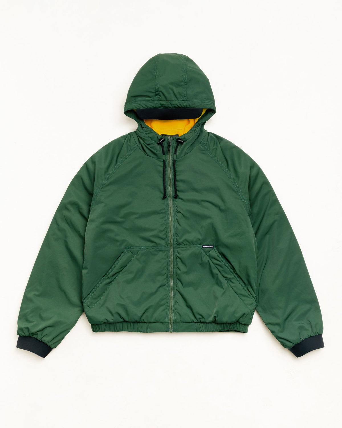 Coastline Hooded Jacket Unisex Long Sleeve In Forest | hero:main:collection:new-arrivals,shirts,tops-shirts,all,tees,outerwear,denim,knits,accessories,sunglasses,hoodies,sweats,mens-hoodies-sweatshirts,shorts,pants,bottoms,crew-sweats,zip-ups,swim,sweatpants,graphics,lazy-tees,swim,basic-9twenty,button-ups,shorts,cargos,denim-jeans,bottoms,bags,belts,wearables,gear,footwear,button-ups,basic-tops,jerseys,big-ol,classics,slim,jackets,all, | product-card-slider