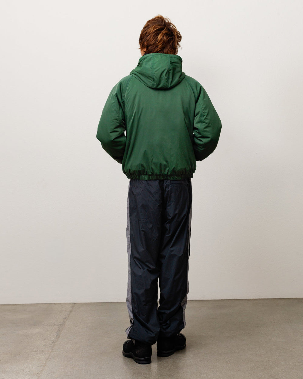 Coastline Hooded Jacket Unisex Long Sleeve In Forest
