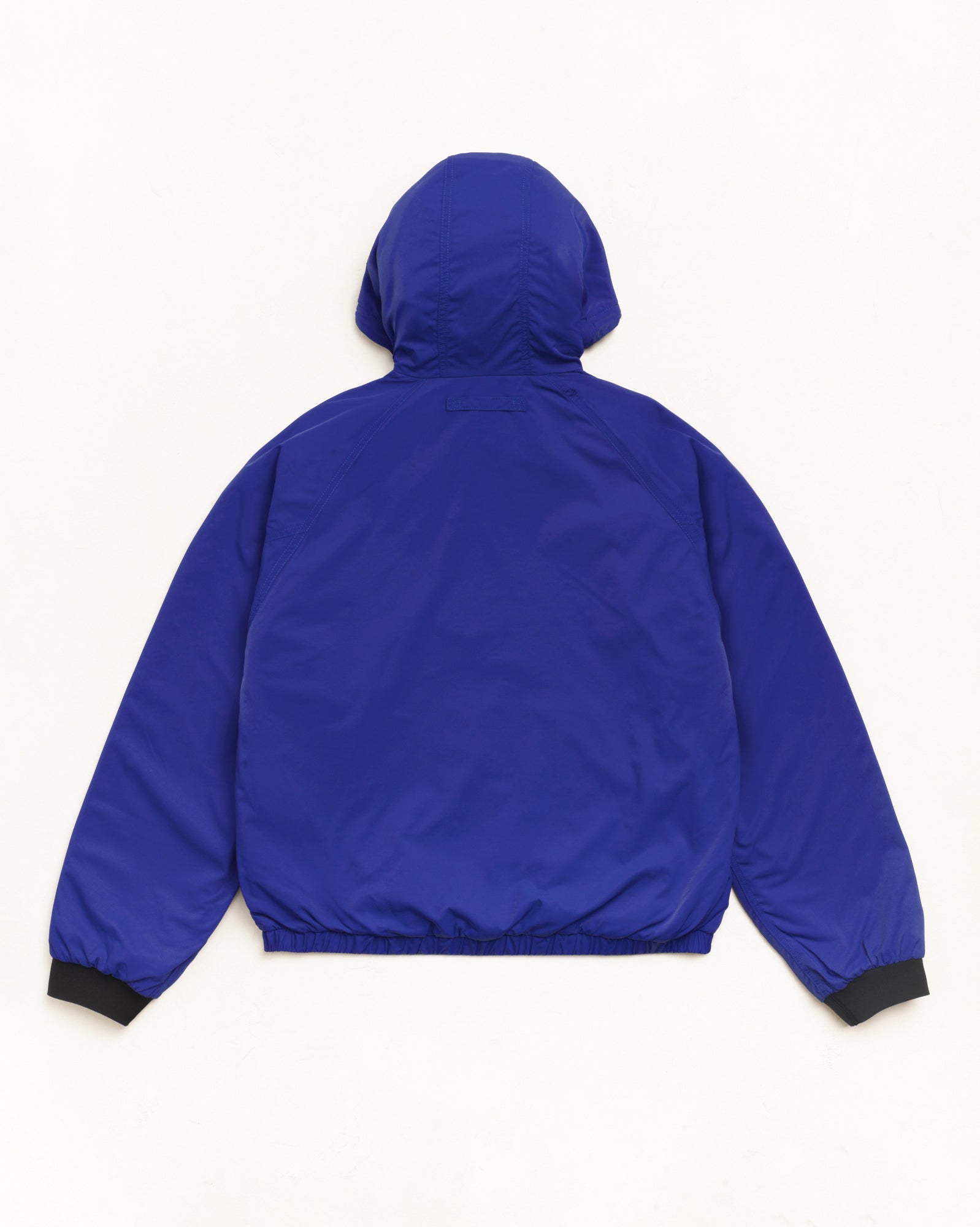 Coastline Hooded Jacket Unisex Long Sleeve In Iris