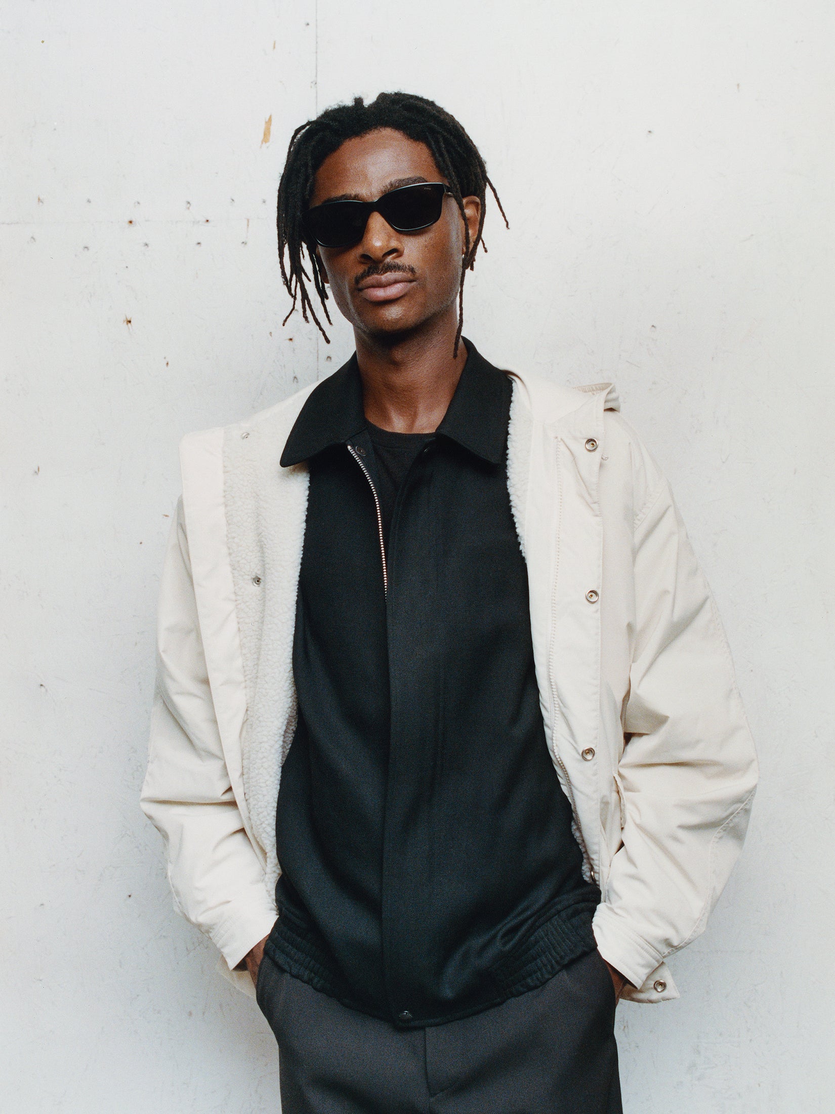 Flight Parka Unisex Long Sleeve In Bone