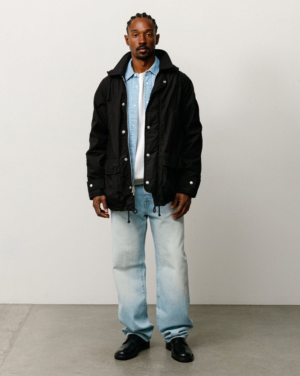 LIGHTWEIGHT FIELD PARKA Outerwear in Black