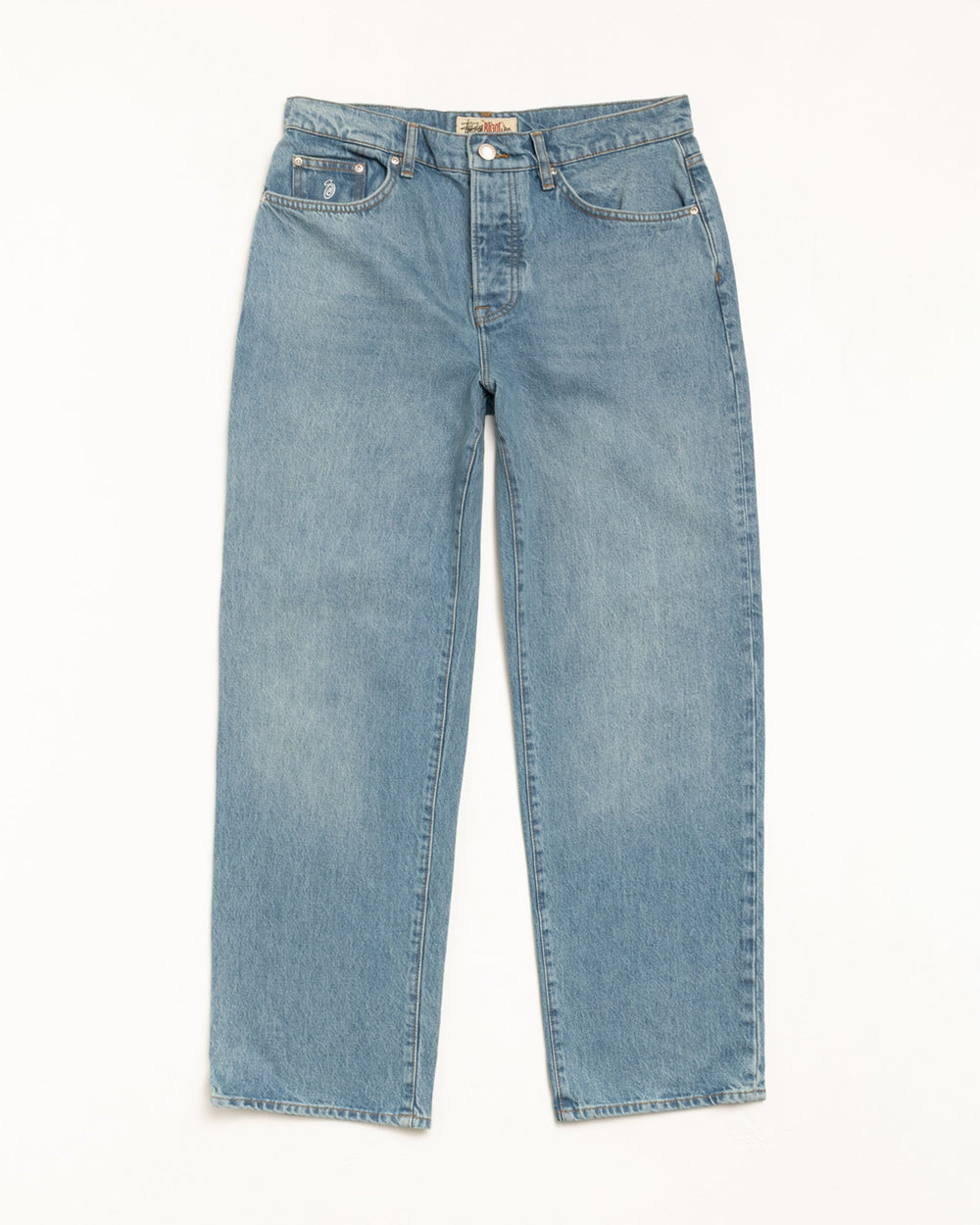 Big Ol Jean Denim Mens Regular In Washed Blue | hero:main:collection:new-arrivals,shirts,tops-shirts,all,tees,outerwear,denim,knits,accessories,sunglasses,hoodies,sweats,mens-hoodies-sweatshirts,shorts,pants,bottoms,denim-jeans, | product-card-slider