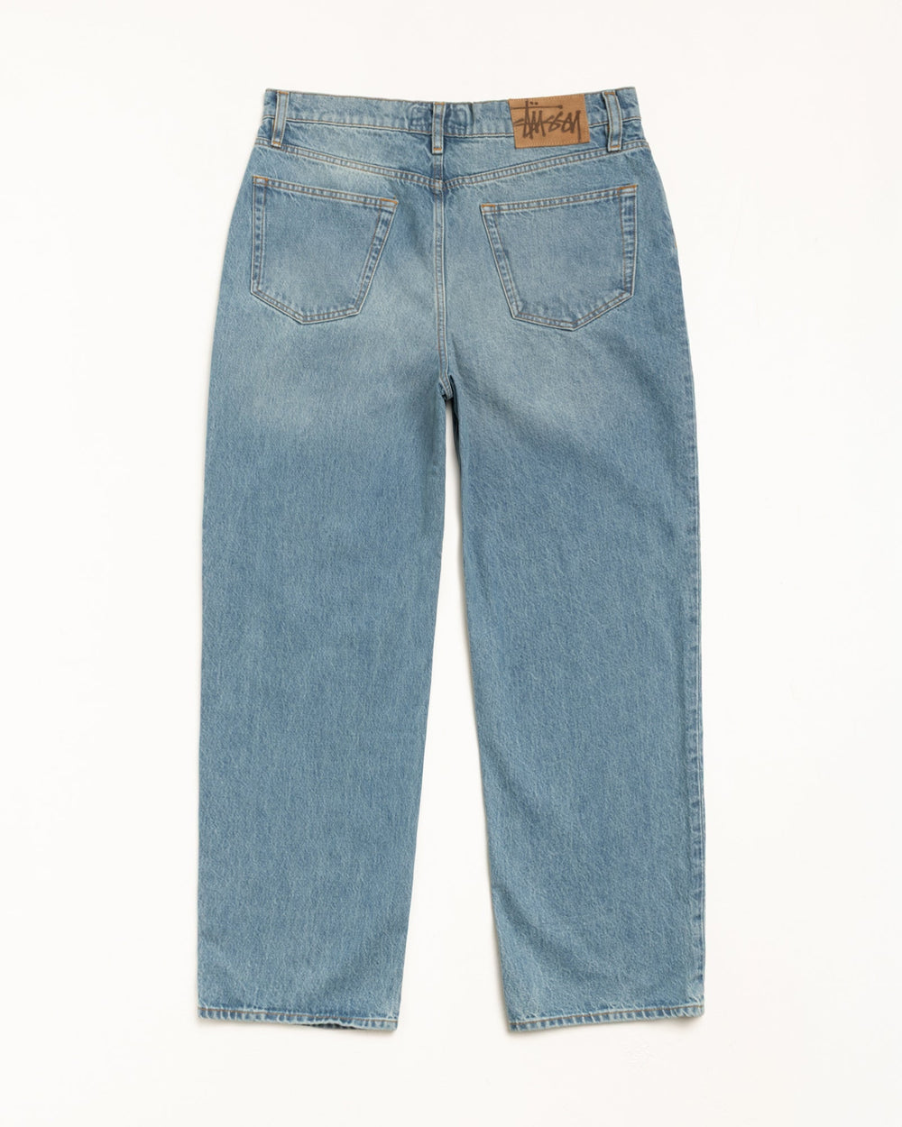 Big Ol Jean Denim Mens Regular In Washed Blue | product-card-slider
