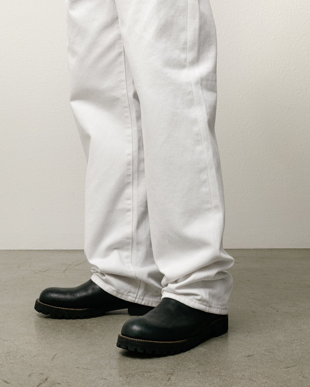 New Classic Jean Denim Mens Regular In White