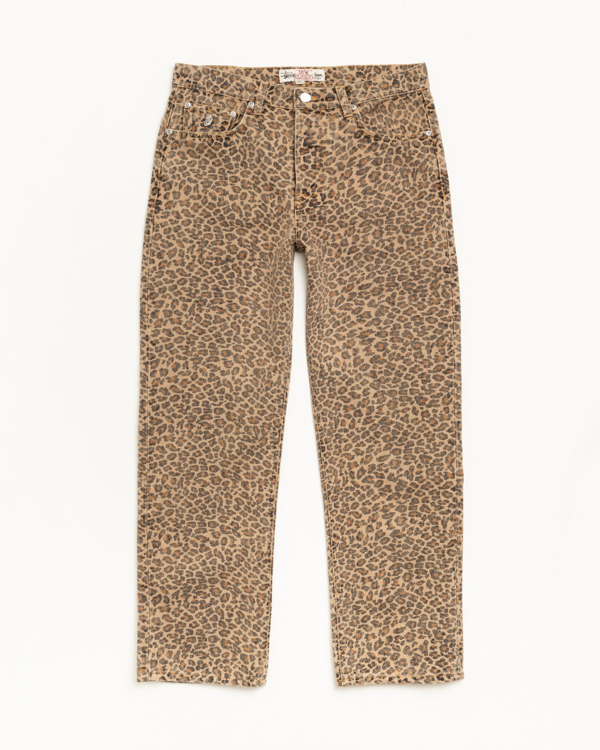 New Classic Jeans Denim Vtg Unisex Regular In Leopard | hero:main:collection:new-arrivals,shirts,tops-shirts,all,tees,outerwear,denim,knits,accessories,sunglasses,hoodies,sweats,mens-hoodies-sweatshirts,shorts,pants,bottoms,crew-sweats,zip-ups,swim,sweatpants,graphics,lazy-tees,swim,basic-9twenty,button-ups,shorts,cargos,jeans,bottoms,bags,belts,wearables,gear,footwear,button-ups,basic-tops,jerseys,big-ol,classics,slim,jackets,all, | product-card-slider