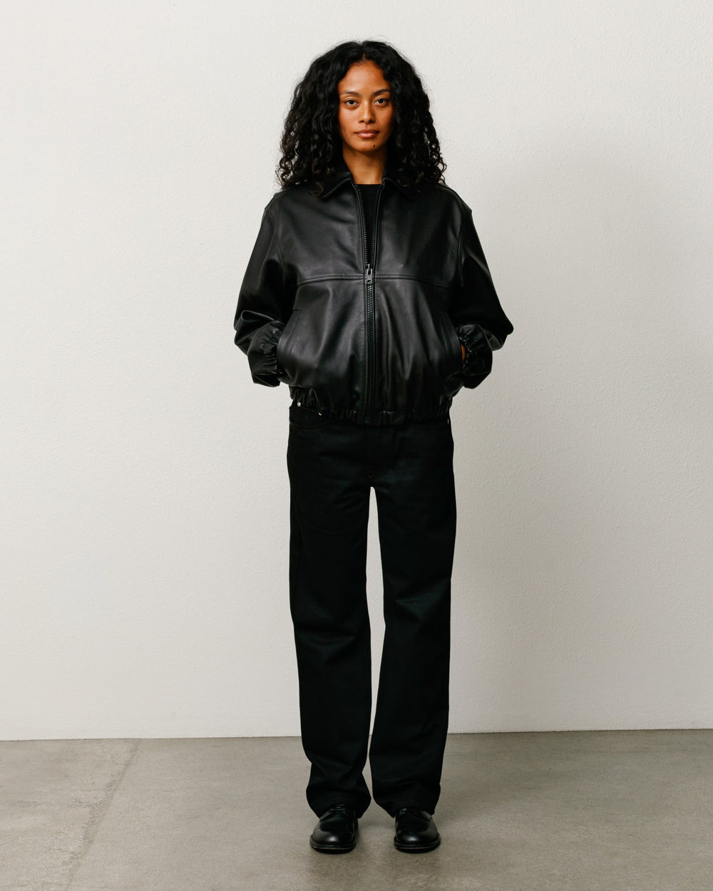 Slim Jean Denim jeans in Raw Black Contrast Stitch
