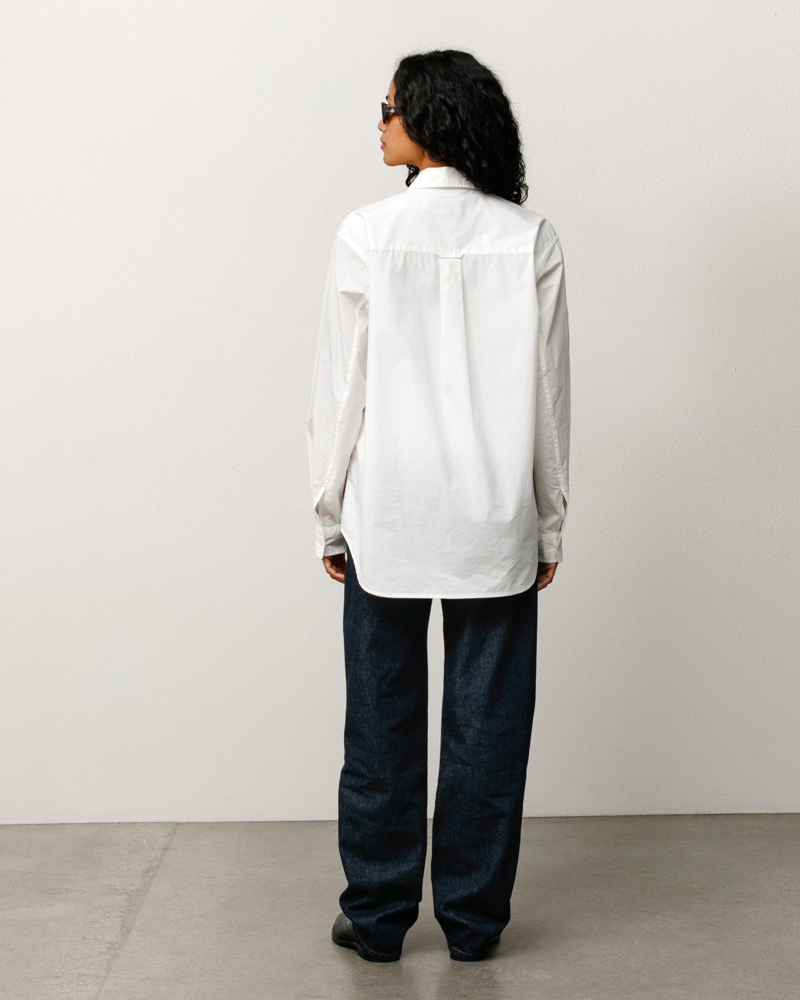 SLIM JEAN DENIM jeans in Rinsed Indigo, slim fit unisex denim.