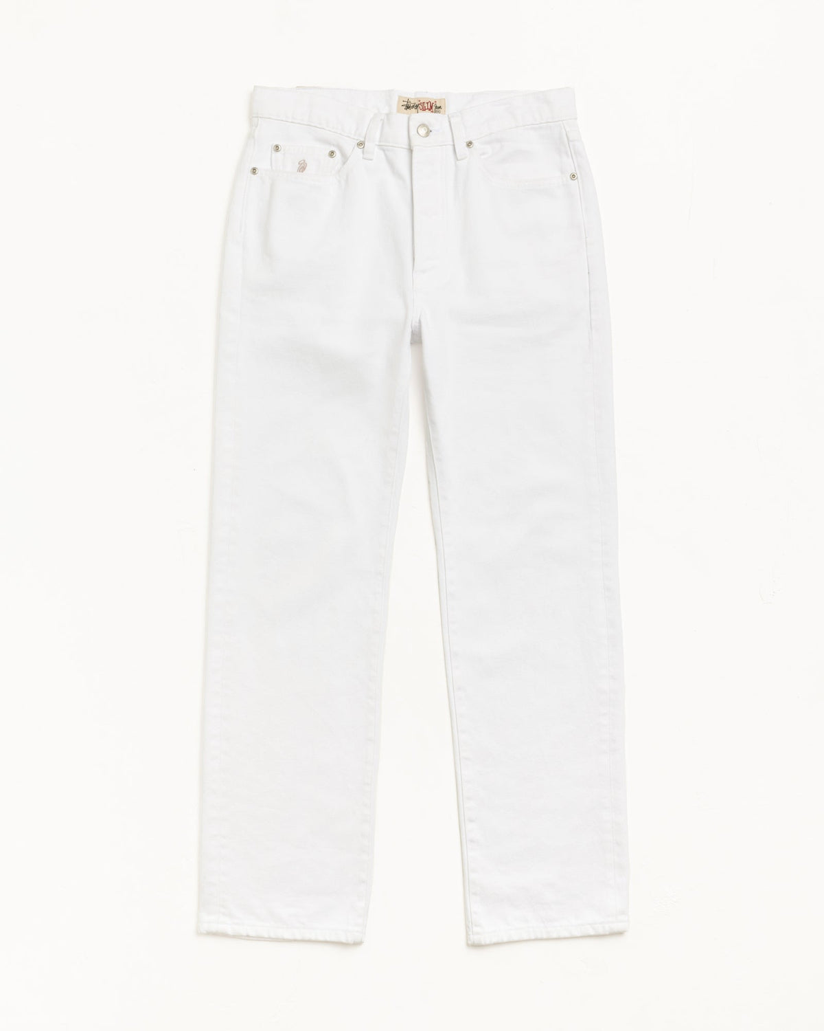 New Slim Jean Denim Mens Regular In White | hero:main:collection:new-arrivals-3298660924,new-arrivals,shirts,tops-shirts,all,tees,outerwear,denim,knits,accessories,hoodies,sweats,shorts,pants,bottoms,crew-sweats,zip-ups,sweatpants,graphics,basic-9twenty,button-ups,shorts,cargos,denim-jeans,bottoms,bags,belts,wearables,gear,footwear,button-ups,basic-tops,jerseys,big-ol,classics,slim,jackets, | product-card-slider
