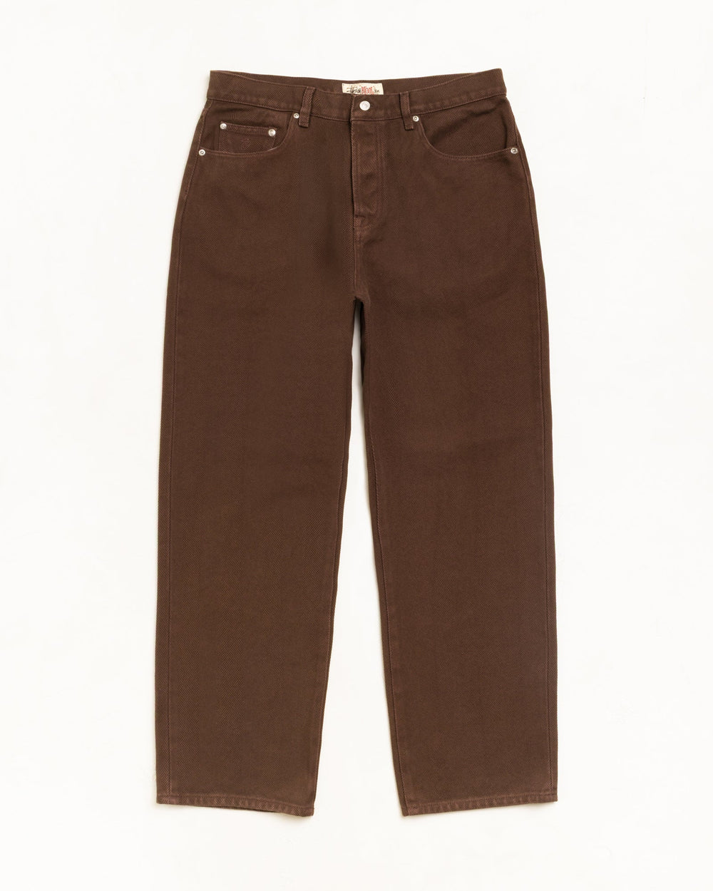 Big Ol Jean Chevron Unisex Regular In Brown | hero:main:collection:new-arrivals,shirts,tops-shirts,all,tees,outerwear,denim,knits,accessories,sunglasses,hoodies,sweats,mens-hoodies-sweatshirts,shorts,pants,bottoms,crew-sweats,zip-ups,swim,sweatpants,graphics,lazy-tees,swim,basic-9twenty,button-ups,shorts,cargos,jeans,bottoms,bags,belts,wearables,gear,footwear,button-ups,basic-tops,jerseys,big-ol,classics,slim,jackets,all, | product-card-slider