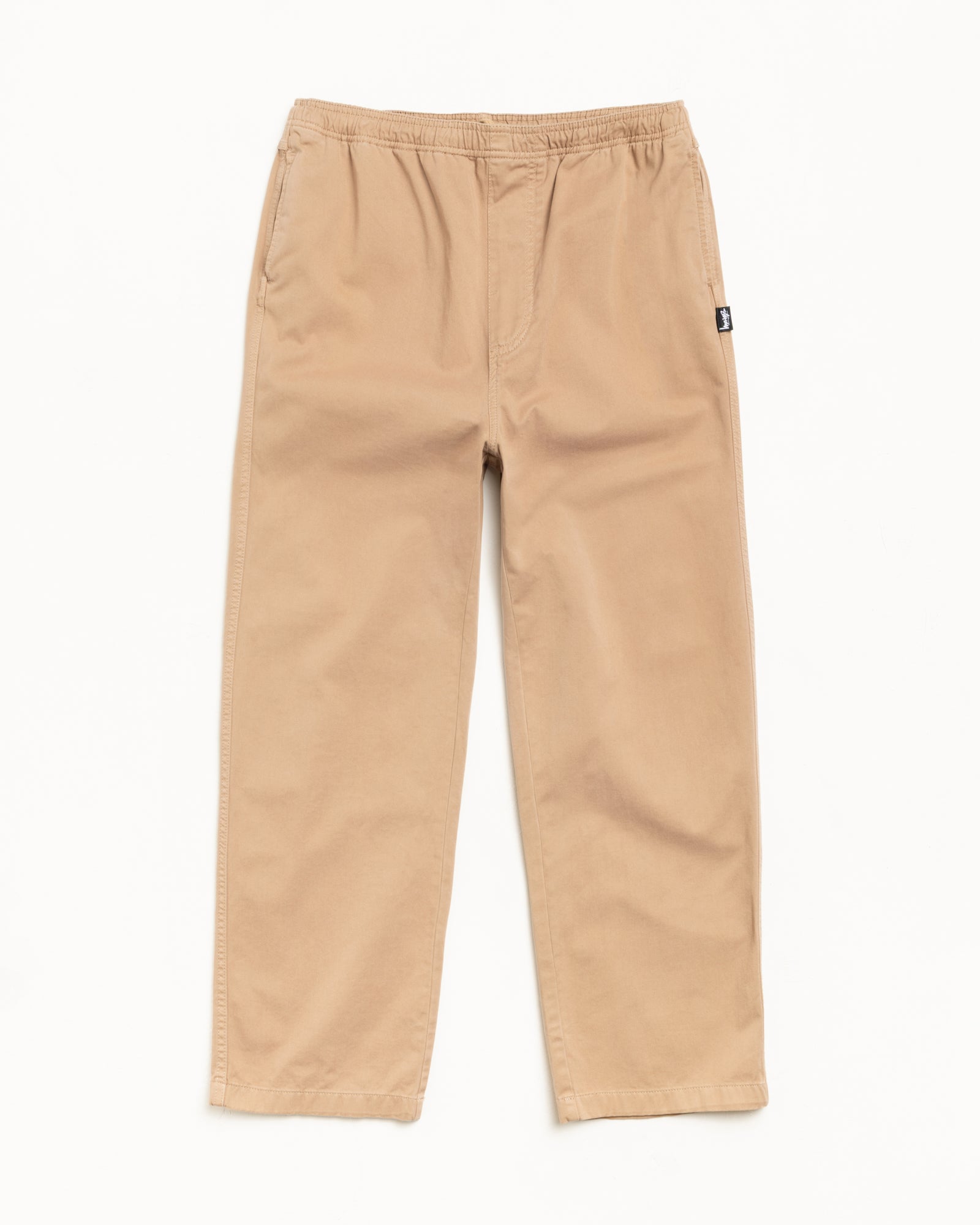 Beach Pant Cotton Twill Unisex In Khaki | hero:main:collection:new-arrivals,shirts,tops-shirts,all,tees,outerwear,denim,knits,accessories,sunglasses,hoodies,sweats,mens-hoodies-sweatshirts,shorts,pants,bottoms,crew-sweats,zip-ups,swim,sweatpants,graphics,lazy-tees,mens-swim,womens-swim,swim,basic-9twenty,button-ups,jerseys,thermals,shorts,trunks,cargos,denim-jeans,bottoms,bags,belts,wearables,gear,footwear,button-ups,basic-tops,jerseys, | product-card-slider