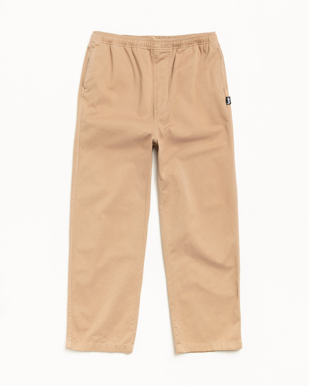 Beach Pant Cotton Twill Unisex In Khaki | hero:main:collection:new-arrivals,shirts,tops-shirts,all,tees,outerwear,denim,knits,accessories,sunglasses,hoodies,sweats,mens-hoodies-sweatshirts,shorts,pants,bottoms,crew-sweats,zip-ups,swim,sweatpants,graphics,lazy-tees,mens-swim,womens-swim,swim,basic-9twenty,button-ups,jerseys,thermals,shorts,trunks,cargos,denim-jeans,bottoms,bags,belts,wearables,gear,footwear,button-ups,basic-tops,jerseys, | product-card-slider