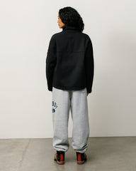 Varsity Fleece Pant Unisex Regular In Grey Heather