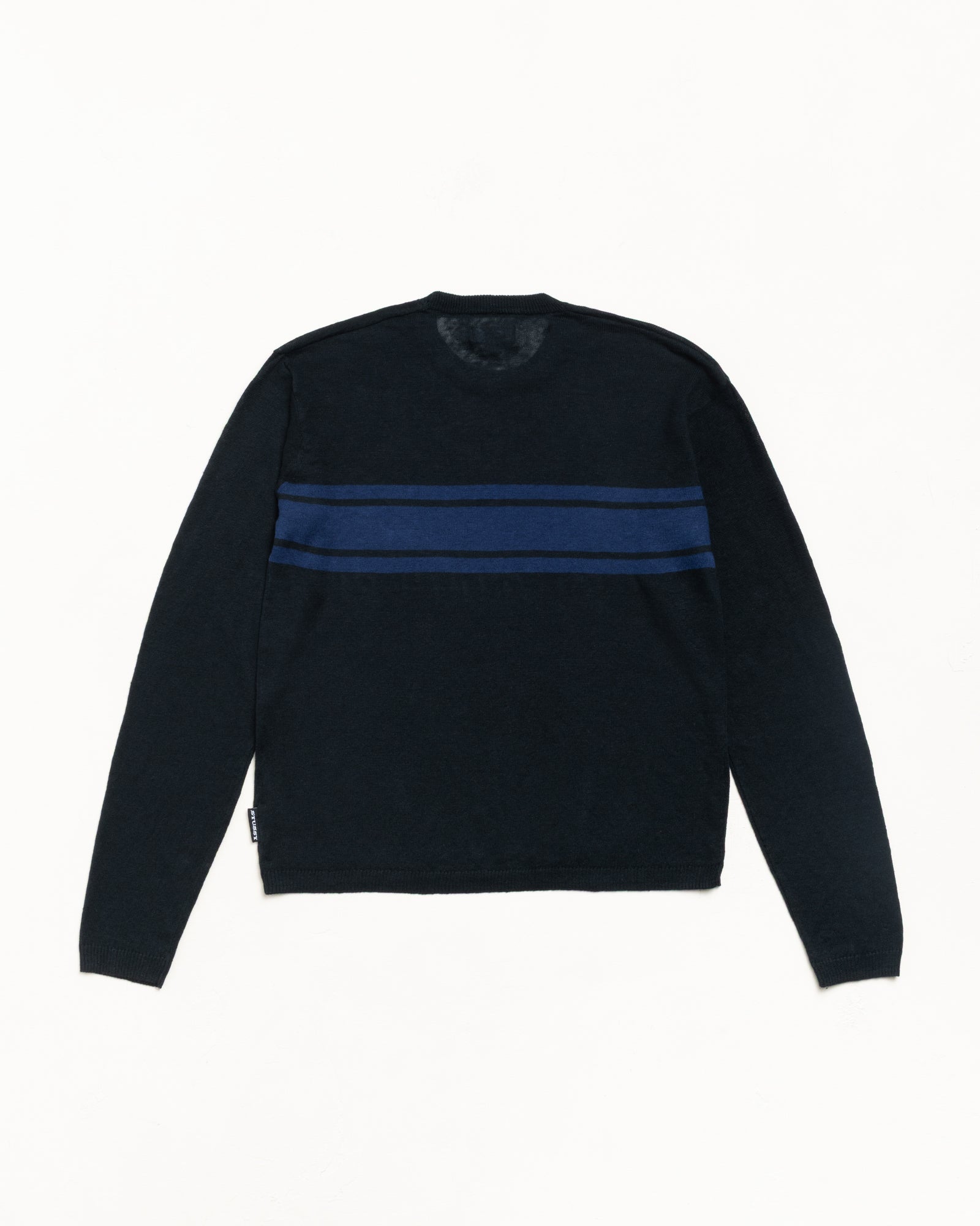Lightweight Striped Sweater Sweater in the color Black