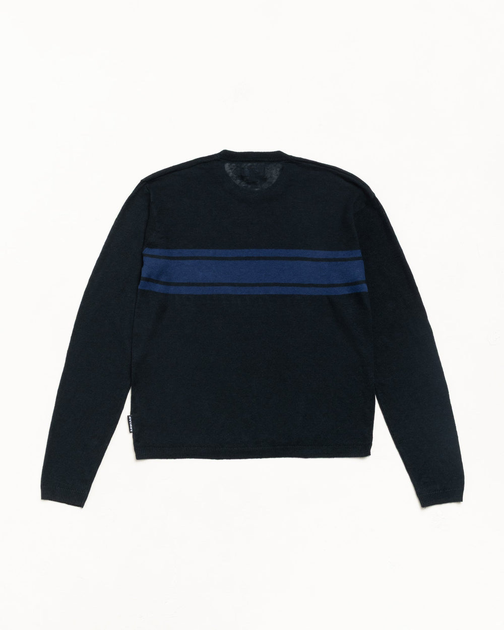 Lightweight Striped Sweater Sweater in the color Black