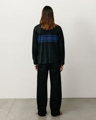 Lightweight Striped Sweater Pullover in Black by Stüssy
