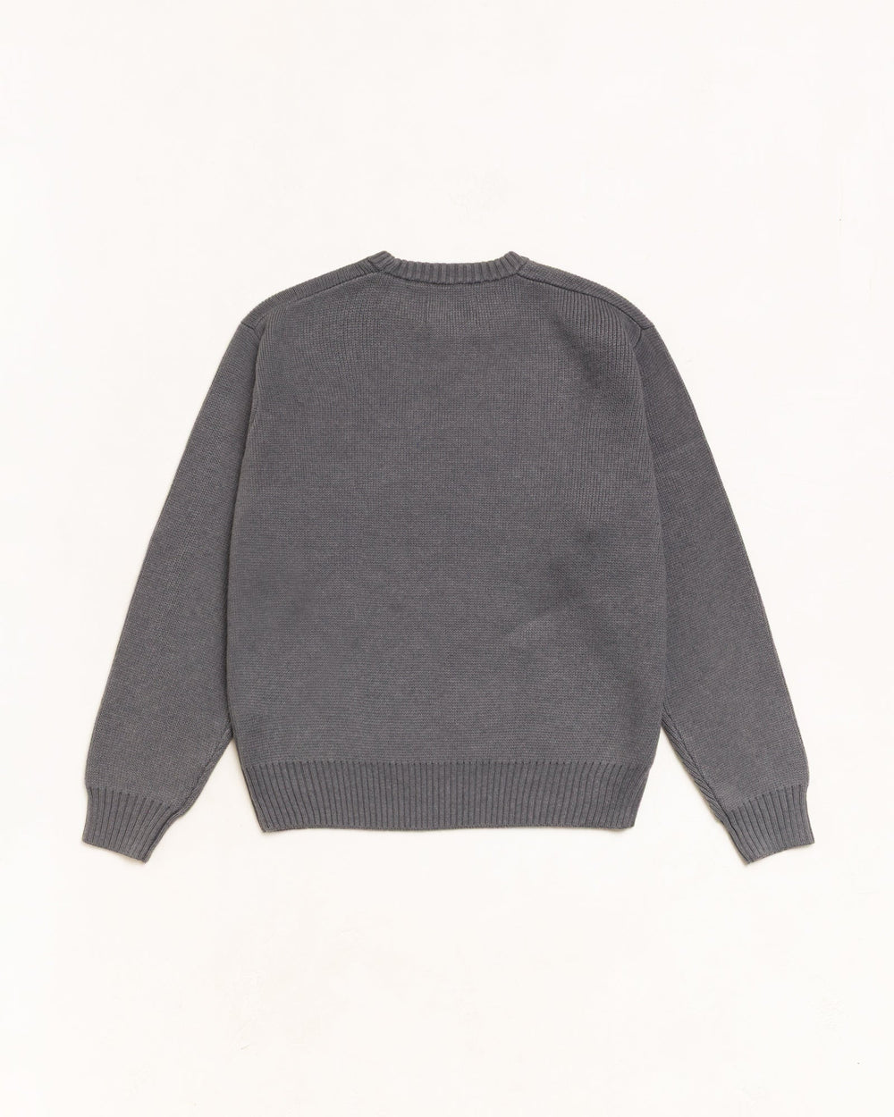 Striped Hibiscus Sweater Unisex Long Sleeve In Grey