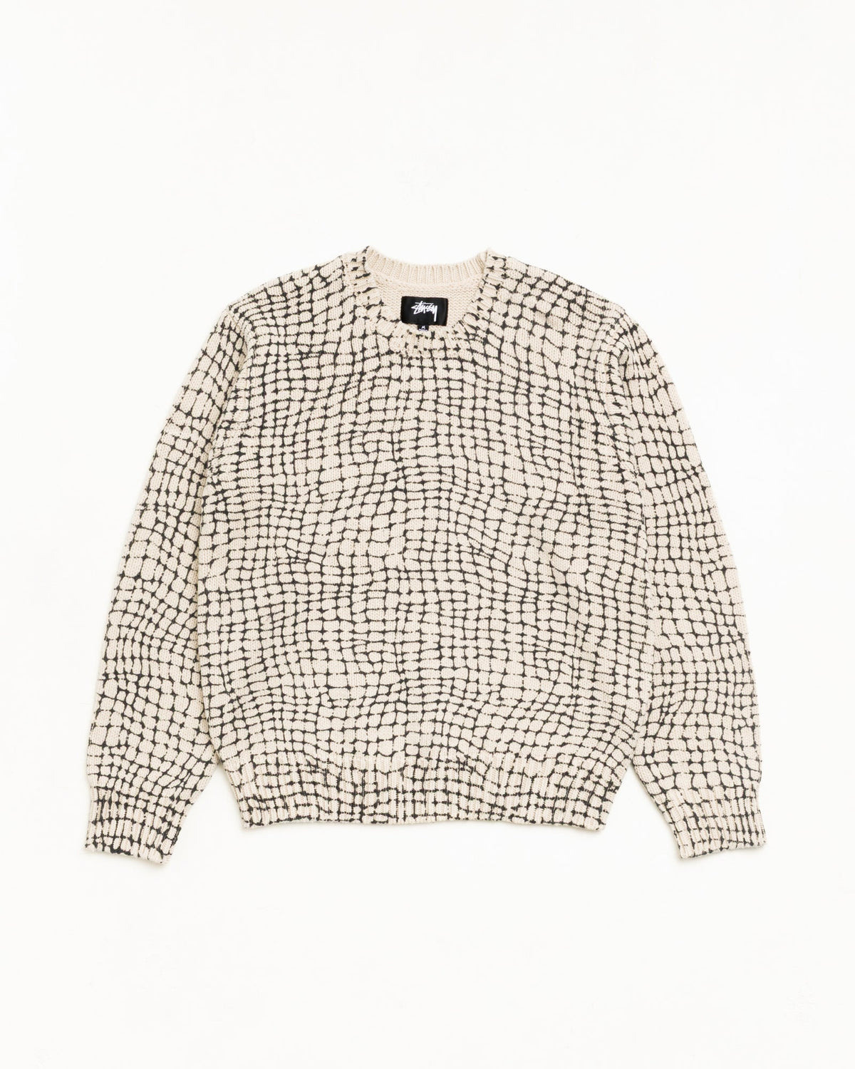 Mesh Print Sweater Unisex Long Sleeve In Mesh Net | hero:main:collection:new-arrivals,shirts,tops-shirts,all,tees,outerwear,denim,knits,accessories,sunglasses,hoodies,sweats,mens-hoodies-sweatshirts,shorts,pants,bottoms,crew-sweats,zip-ups,swim,sweatpants,graphics,lazy-tees,swim,basic-9twenty,button-ups,shorts,cargos,denim-jeans,bottoms,bags,belts,wearables,gear,footwear,button-ups,basic-tops,jerseys,big-ol,classics,slim,jackets,all, | product-card-slider
