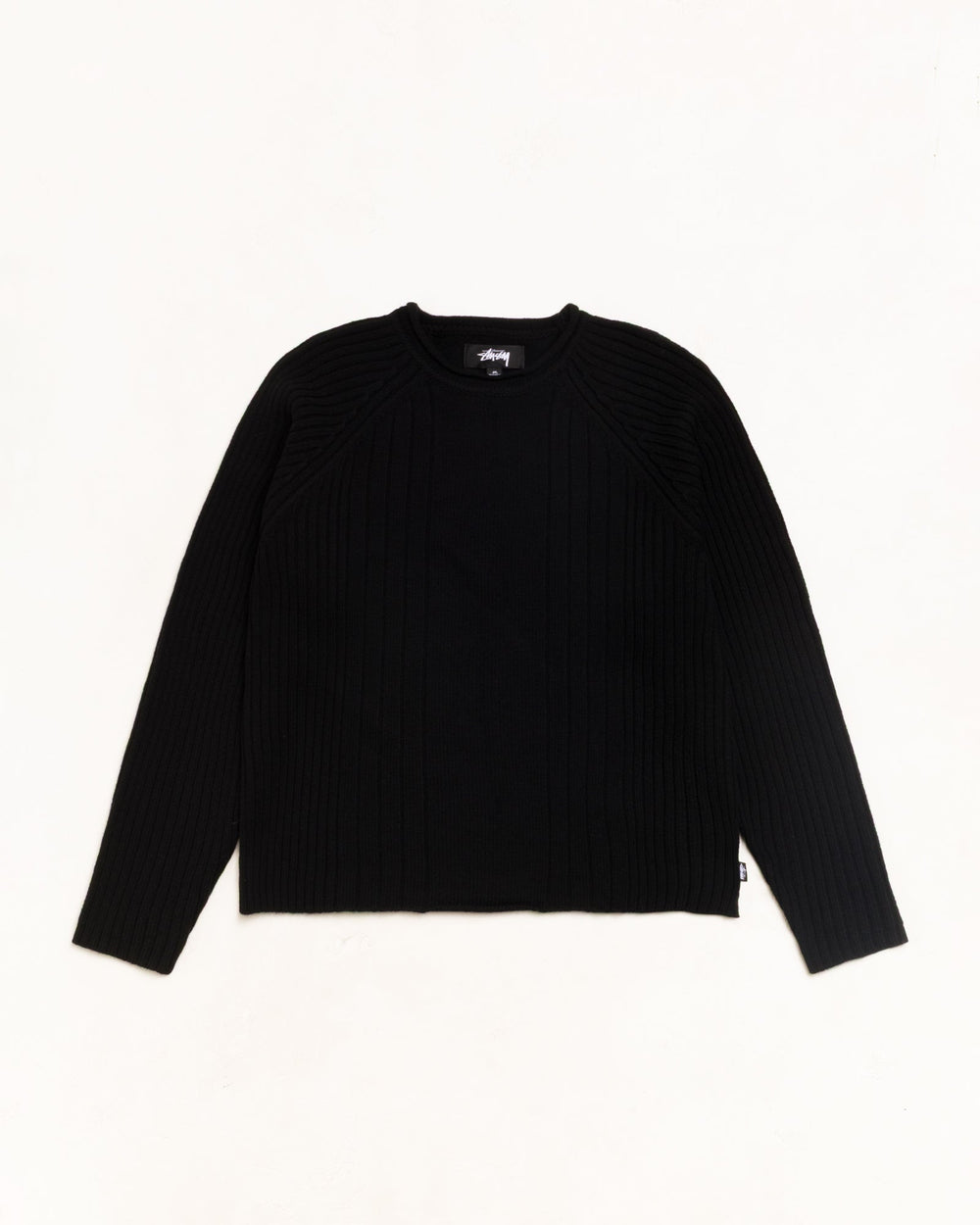 Merino Roll Neck Sweater Unisex Long Sleeve In Black | hero:main:collection:new-arrivals,shirts,tops-shirts,all,tees,outerwear,denim,knits,accessories,sunglasses,hoodies,sweats,mens-hoodies-sweatshirts,shorts,pants,bottoms,crew-sweats,zip-ups,swim,sweatpants,graphics,lazy-tees,swim,basic-9twenty,button-ups,shorts,cargos,denim-jeans,bottoms,bags,belts,wearables,gear,footwear,button-ups,basic-tops,jerseys,big-ol,classics,slim,jackets,all, | product-card-slider