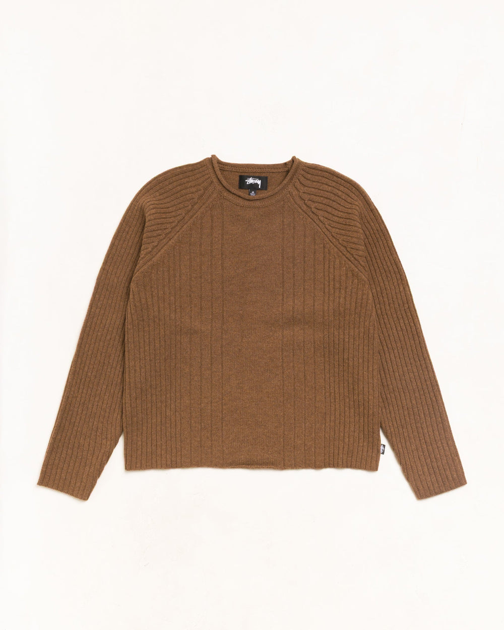 Merino Roll Neck Sweater Unisex Long Sleeve In Brown | hero:main:collection:new-arrivals,shirts,tops-shirts,all,tees,outerwear,denim,knits,accessories,sunglasses,hoodies,sweats,mens-hoodies-sweatshirts,shorts,pants,bottoms,crew-sweats,zip-ups,swim,sweatpants,graphics,lazy-tees,swim,basic-9twenty,button-ups,shorts,cargos,denim-jeans,bottoms,bags,belts,wearables,gear,footwear,button-ups,basic-tops,jerseys,big-ol,classics,slim,jackets,all, | product-card-slider