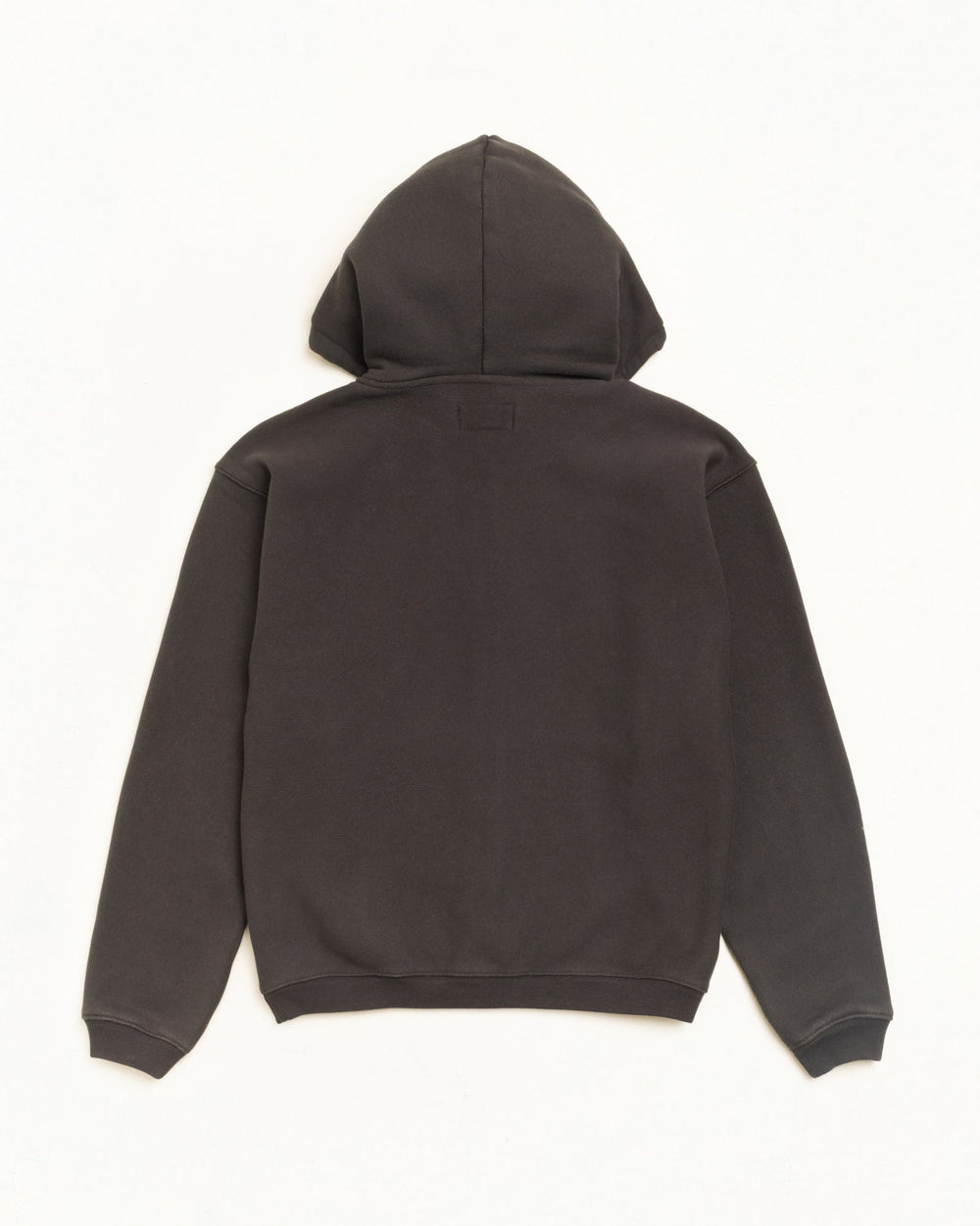 Varsity Zip Hood Unisex Long Sleeve In Washed Black | product-card-slider