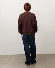 Sweats Crew Unisex Long Sleeve In Brown