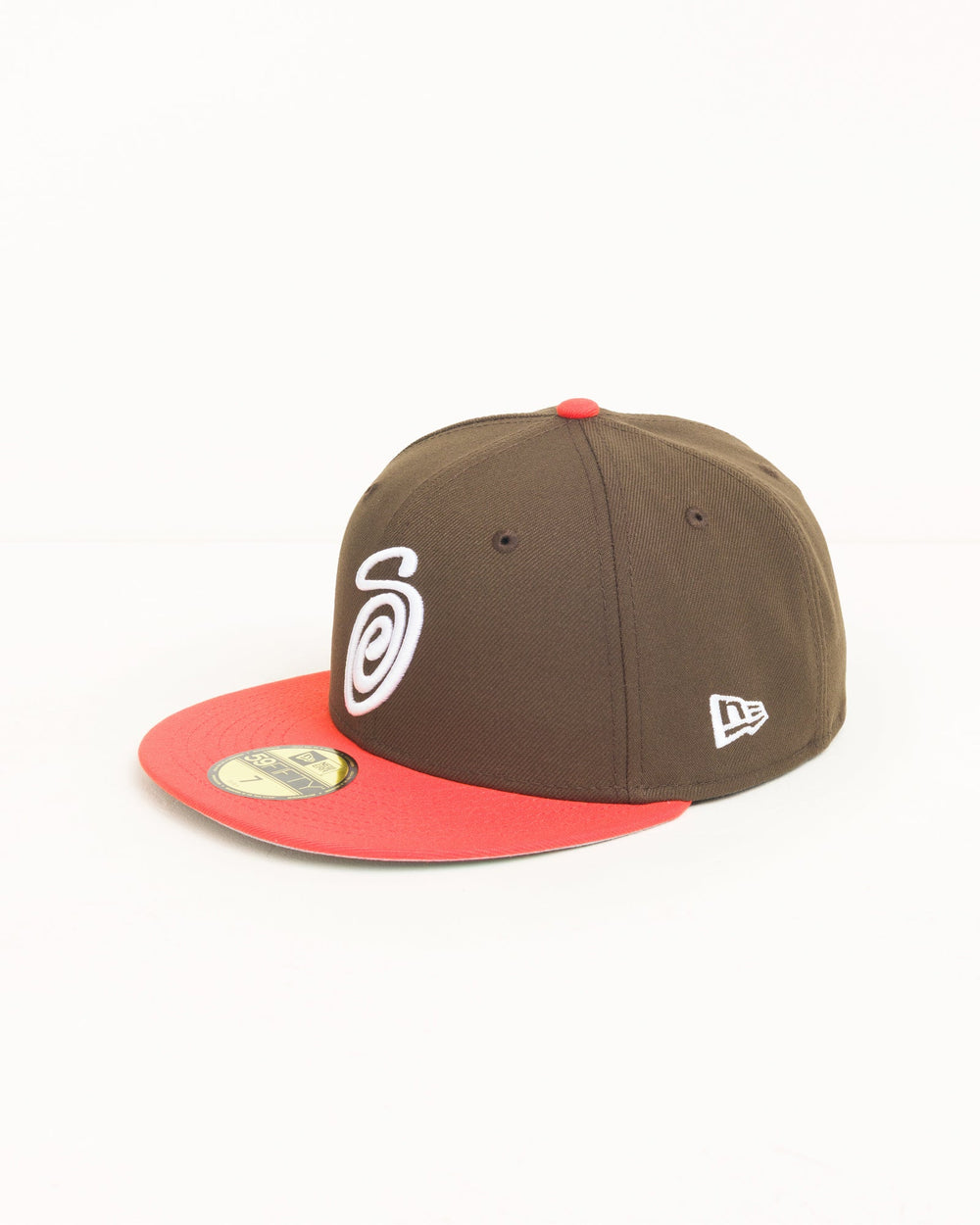 Curly S 59fifty New Era Cap Unisex In Brown/orange | product-card-slider