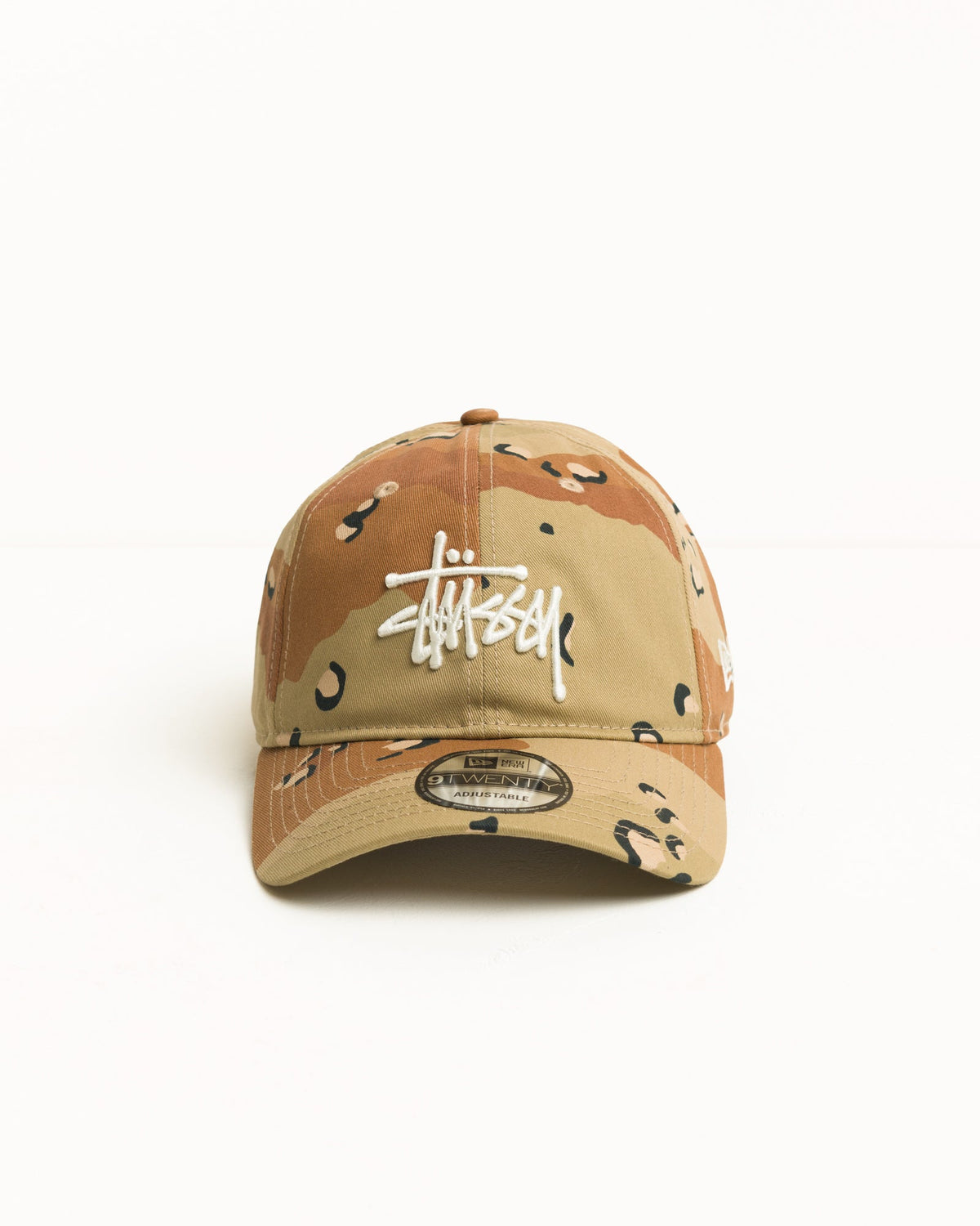 9TWENTY BASIC CAP unisex cap in Desert Camo with raised Stüssy logo | hero:main:collection:new-arrivals,shirts,tops-shirts,all,tees,outerwear,denim,knits,accessories,sunglasses,hoodies,sweats,mens-hoodies-sweatshirts,shorts,pants,bottoms,crew-sweats,zip-ups,swim,sweatpants,graphics,lazy-tees,mens-swim,womens-swim,swim,basic-9twenty,button-ups,jerseys,thermals,shorts,trunks,cargos,denim-jeans,bottoms,bags,belts,wearables,gear,footwear,button-ups,basic-tops,jerseys, | product-card-slider