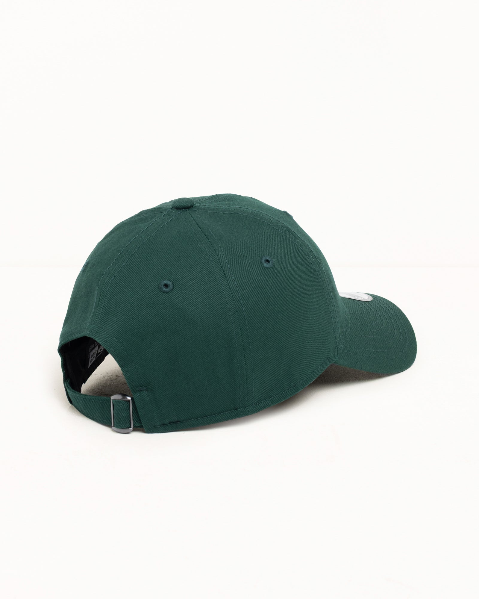 Stüssy 9TWENTY Basic unisex cap in dark green cotton twill with adjustable strapback