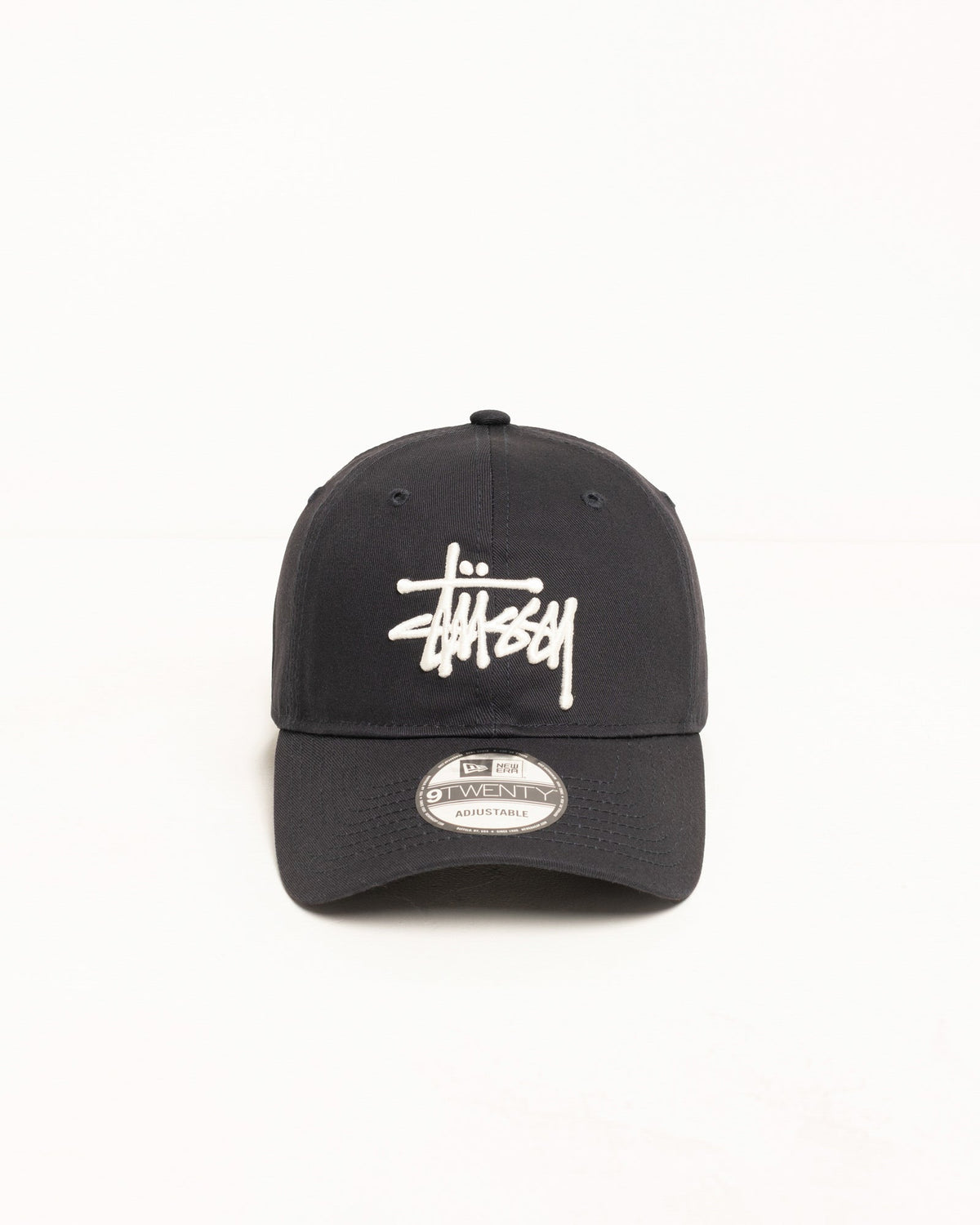 Stüssy 9TWENTY Basic baseball cap unisex in Dark Navy | hero:main:collection:new-arrivals,shirts,tops-shirts,all,tees,outerwear,denim,knits,accessories,sunglasses,hoodies,sweats,mens-hoodies-sweatshirts,shorts,pants,bottoms,crew-sweats,zip-ups,swim,sweatpants,graphics,lazy-tees,mens-swim,womens-swim,swim,basic-9twenty,button-ups,jerseys,thermals,shorts,trunks,cargos,denim-jeans,bottoms,bags,belts,wearables,gear,footwear,button-ups,basic-tops,jerseys, | product-card-slider