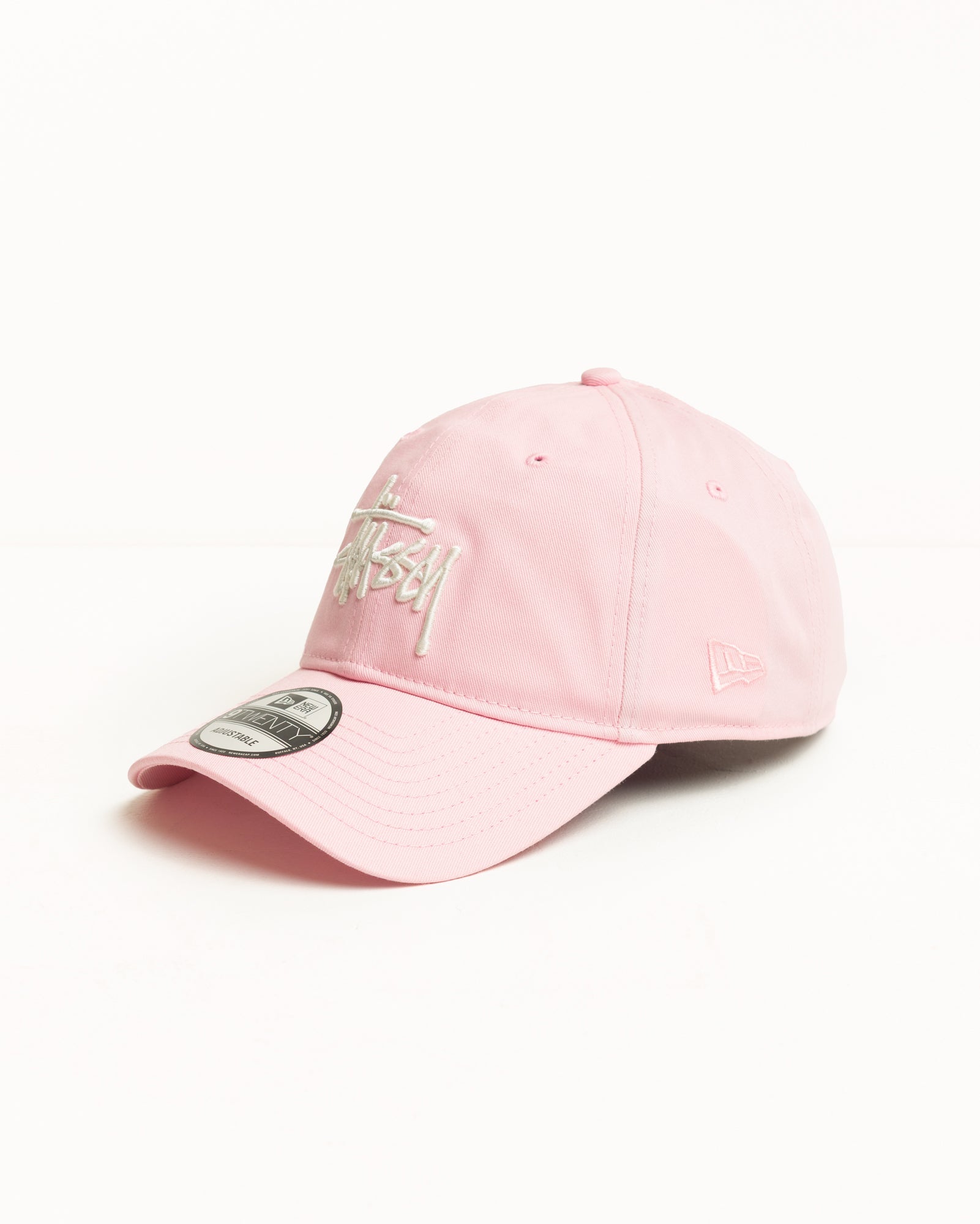 9TWENTY BASIC CAP cap in Pink by Stüssy, unstructured crown | product-card-slider