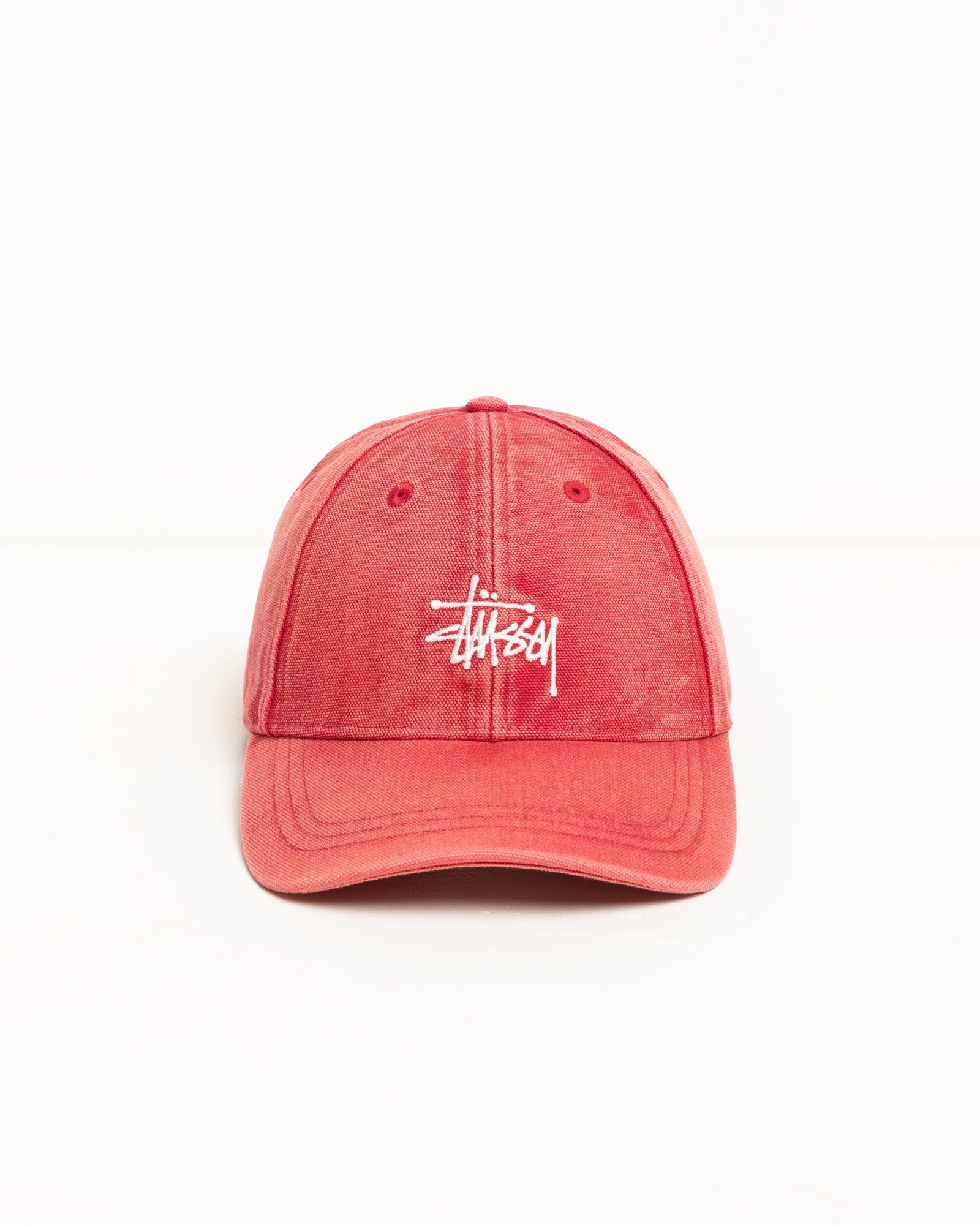 Lp Washed Basic Canvas Cap Accessories In Red | hero:main:collection:new-arrivals,shirts,tops-shirts,all,tees,outerwear,denim,knits,accessories,sunglasses,hoodies,sweats,mens-hoodies-sweatshirts,shorts,pants,bottoms | product-card-slider