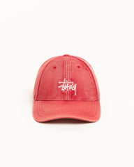Lp Washed Basic Canvas Cap Accessories In Red | hero:main:collection:new-arrivals,shirts,tops-shirts,all,tees,outerwear,denim,knits,accessories,sunglasses,hoodies,sweats,mens-hoodies-sweatshirts,shorts,pants,bottoms | product-card-slider