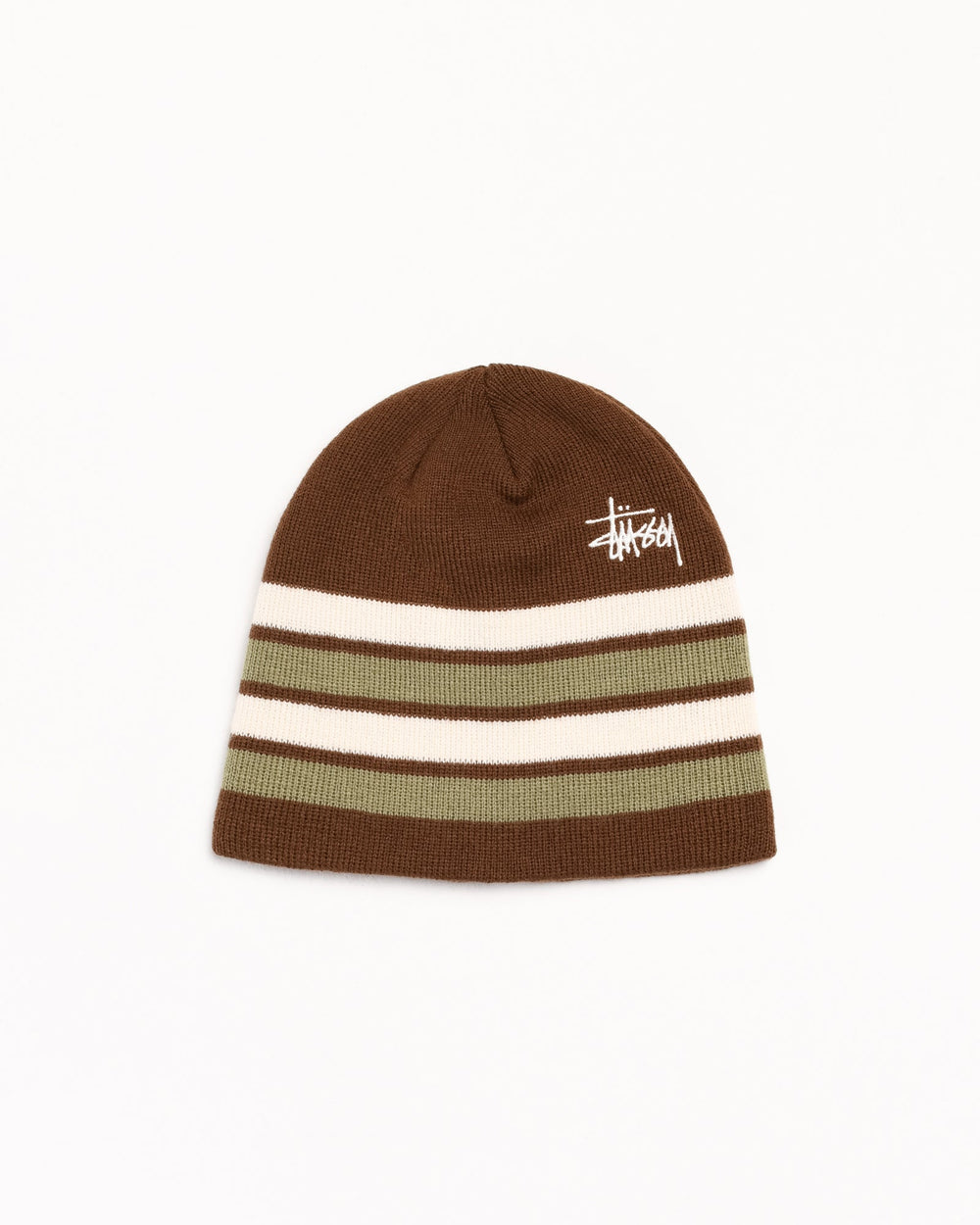 Skullcap Basic Striped Accessories In Brown | hero:main:collection:new-arrivals,shirts,tops-shirts,all,tees,outerwear,denim,knits,accessories,sunglasses,hoodies,sweats,mens-hoodies-sweatshirts,shorts,pants,bottoms