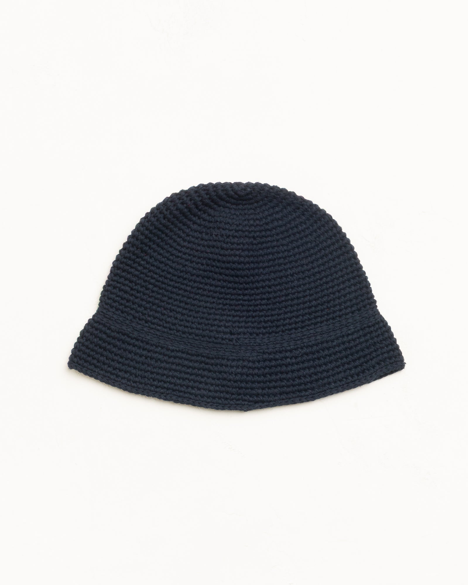 Basic Linen Knit Bucket Unisex In Black | product-card-slider