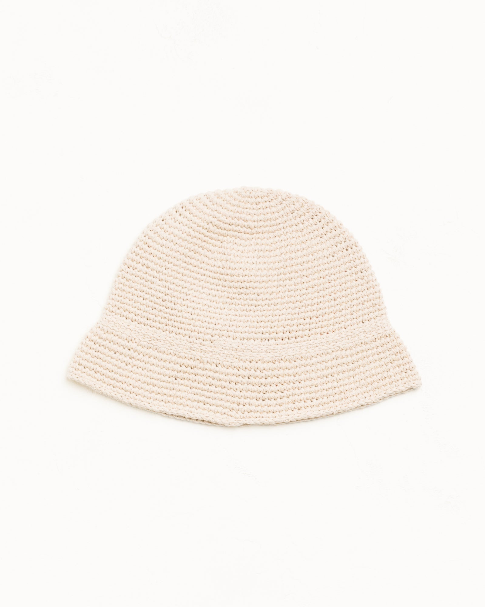 Basic Linen Knit Bucket Unisex In Oat | product-card-slider