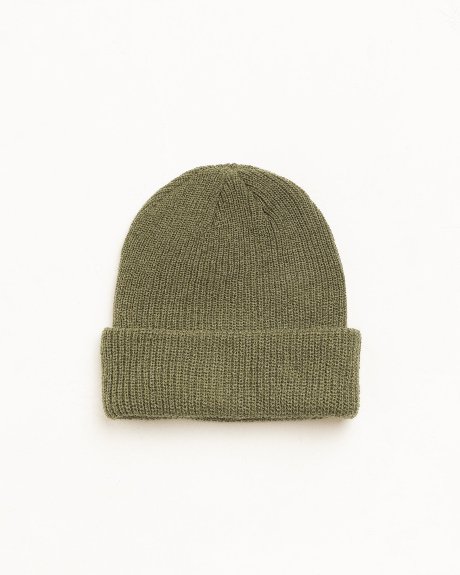 Basic Stüssy Cuff Beanie Unisex in Dark Olive color | product-card-slider