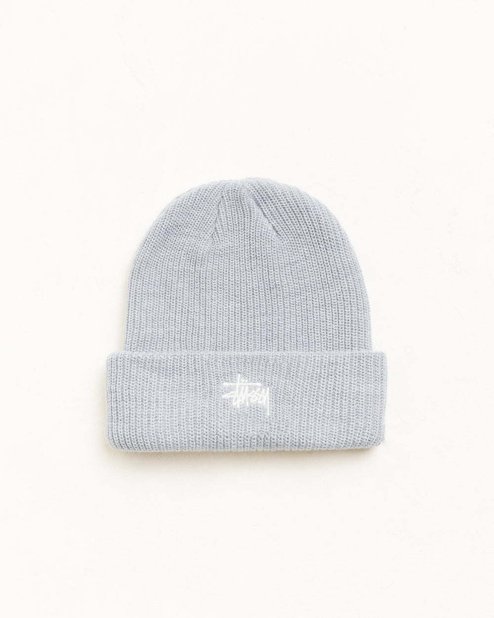 Basic Stüssy Cuff Beanie Headwear in Heather Grey | hero:main:collection:new-arrivals,shirts,tops-shirts,all,tees,outerwear,denim,knits,accessories,sunglasses,hoodies,sweats,mens-hoodies-sweatshirts,shorts,pants,bottoms,crew-sweats,zip-ups,swim,sweatpants,graphics,lazy-tees,mens-swim,womens-swim,swim,basic-9twenty,button-ups,jerseys,thermals,shorts,trunks,cargos,denim-jeans,bottoms,bags,belts,wearables,gear,footwear,button-ups,basic-tops,jerseys, | product-card-slider