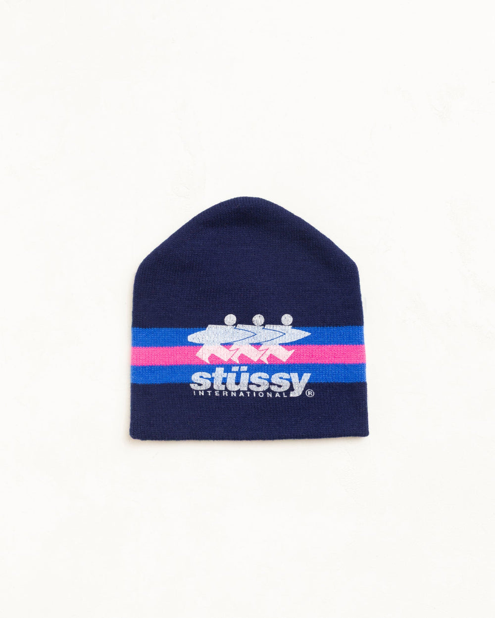 Stripe Ski Beanie Unisex In Navy | hero:main:collection:new-arrivals,shirts,tops-shirts,all,tees,outerwear,denim,knits,accessories,sunglasses,hoodies,sweats,mens-hoodies-sweatshirts,shorts,pants,bottoms,crew-sweats,zip-ups,swim,sweatpants,graphics,lazy-tees,swim,basic-9twenty,button-ups,shorts,cargos,denim-jeans,bottoms,bags,belts,wearables,gear,footwear,button-ups,basic-tops,jerseys,big-ol,classics,slim,jackets,all, | product-card-slider