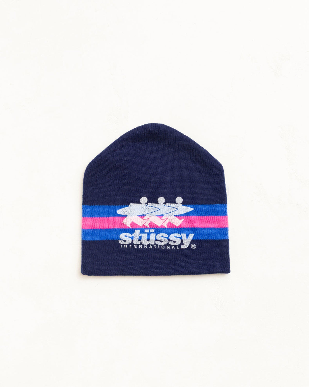 Stripe Ski Beanie Unisex In Navy | hero:main:collection:new-arrivals,shirts,tops-shirts,all,tees,outerwear,denim,knits,accessories,sunglasses,hoodies,sweats,mens-hoodies-sweatshirts,shorts,pants,bottoms,crew-sweats,zip-ups,swim,sweatpants,graphics,lazy-tees,swim,basic-9twenty,button-ups,shorts,cargos,denim-jeans,bottoms,bags,belts,wearables,gear,footwear,button-ups,basic-tops,jerseys,big-ol,classics,slim,jackets,all, | product-card-slider