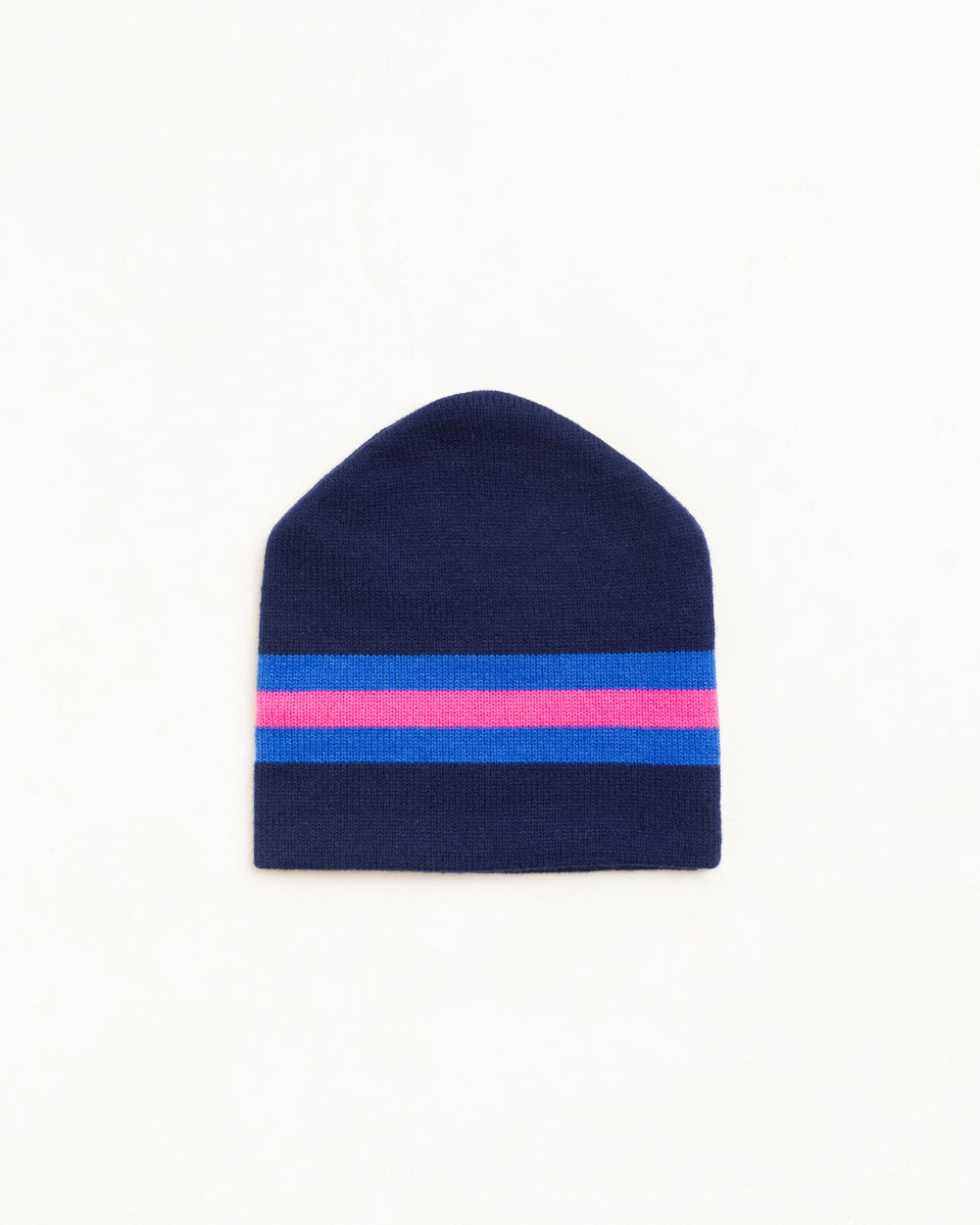 Stripe Ski Beanie Unisex In Navy | product-card-slider