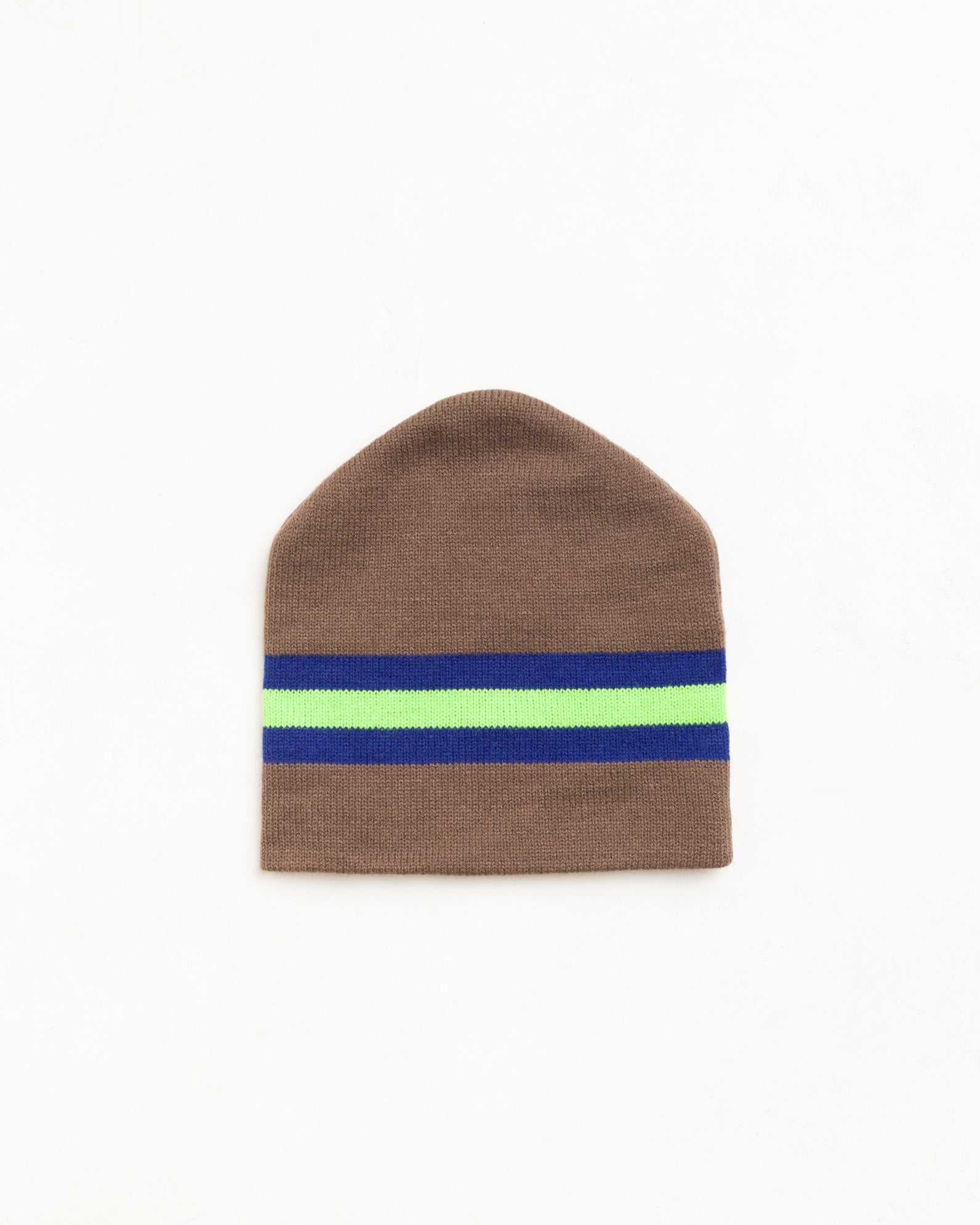 Stripe Ski Beanie Unisex In Tan | product-card-slider