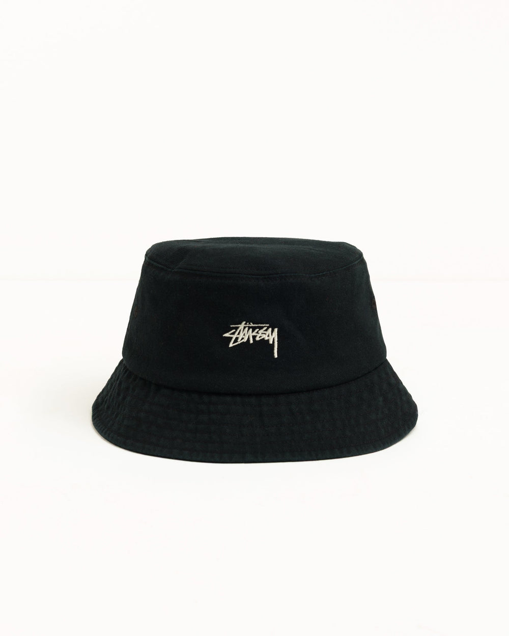 Stüssy Stock Bucket Hat in Black | hero:main:collection:new-arrivals,shirts,tops-shirts,all,tees,outerwear,denim,knits,accessories,sunglasses,hoodies,sweats,mens-hoodies-sweatshirts,shorts,pants,bottoms,crew-sweats,zip-ups,swim,sweatpants,graphics,lazy-tees,mens-swim,womens-swim,swim,basic-9twenty,button-ups,jerseys,thermals,shorts,trunks,cargos,denim-jeans,bottoms,bags,belts,wearables,gear,footwear,button-ups,basic-tops,jerseys, | product-card-slider