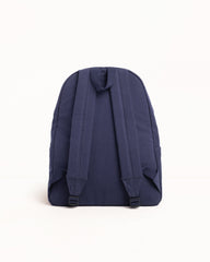 Canvas Backpack Accessories in Navy, 12oz cotton canvas with adjustable padded shoulder straps.